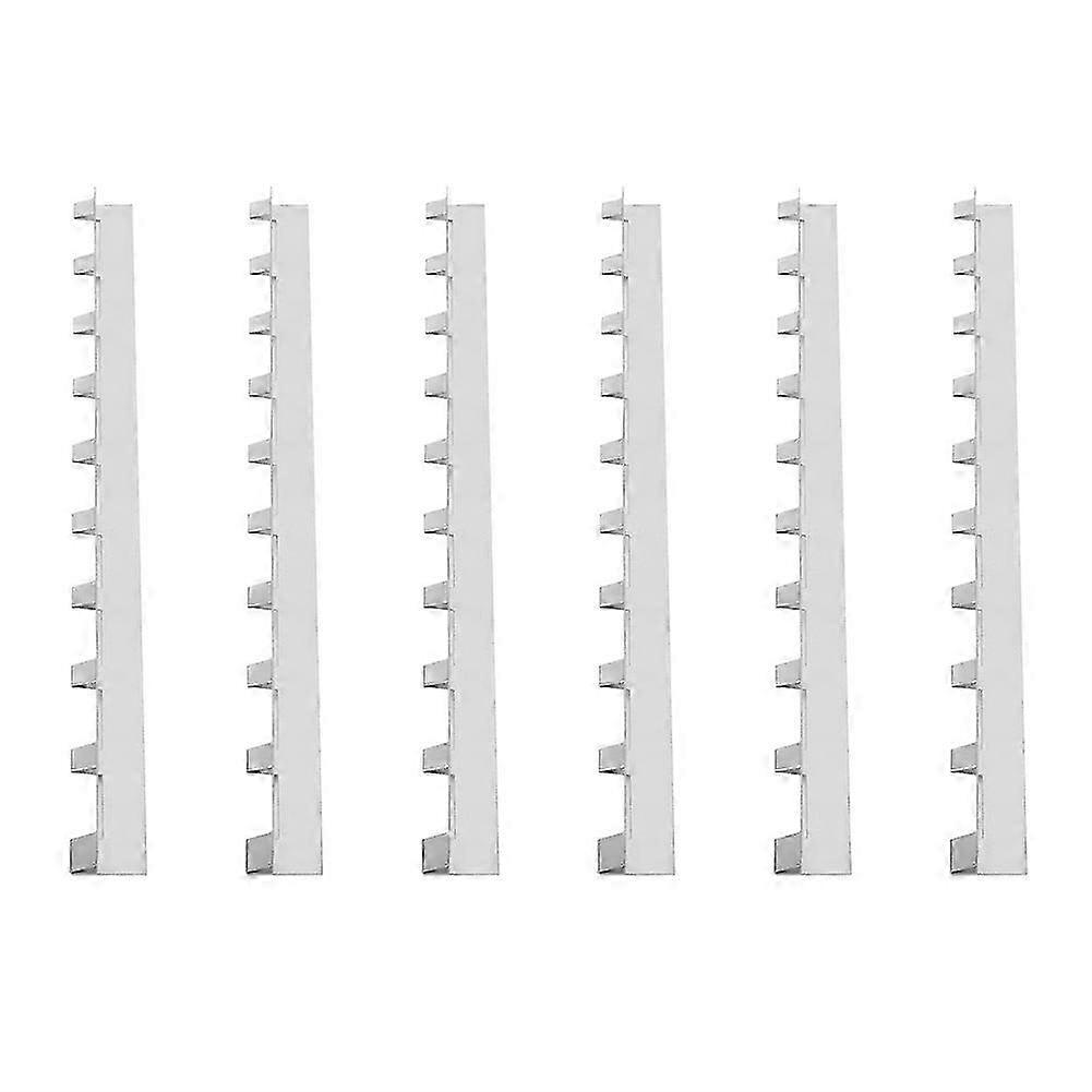 6Pcs Durable Metal Beehive Frame Strips Spacers Beekeeper Beekeeping tool Equipment