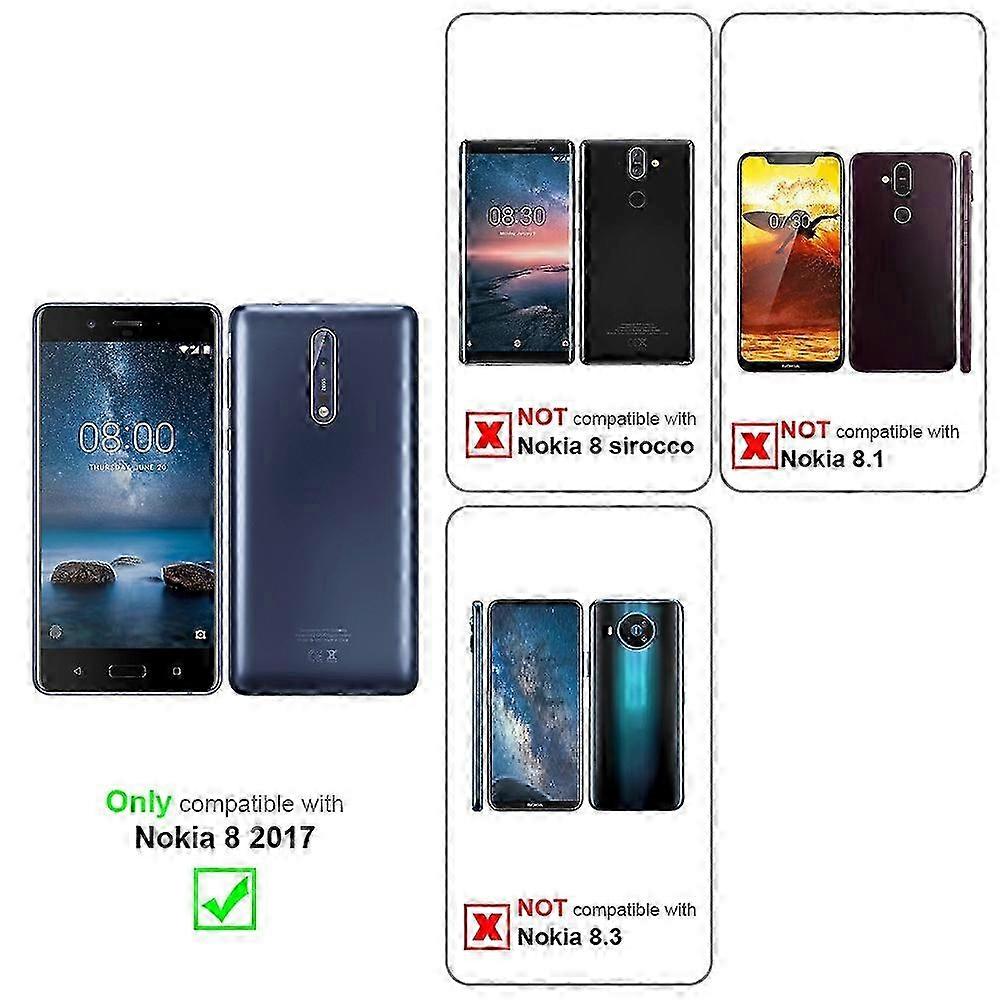 Protective Case for Nokia 8 2017 - Featuring a Magnetic Clip for Enhanced Security and Convenience