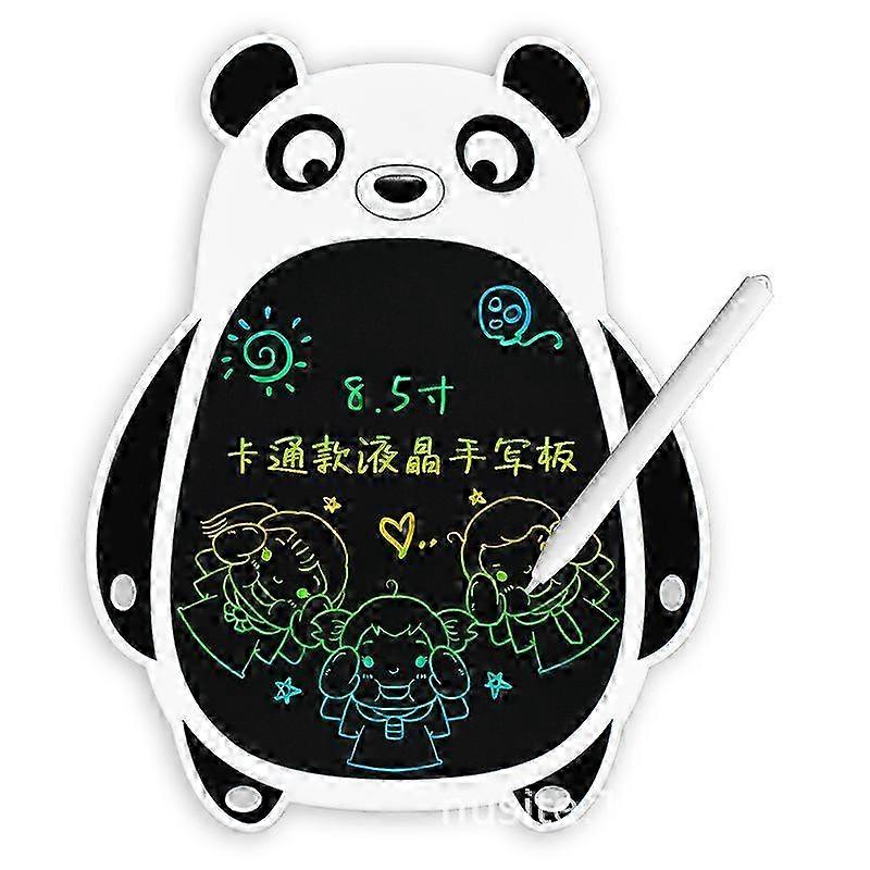 Colorful electronic writing board with 8.5-inch LCD display, erasable and reusable, ideal for creative graffiti and doodling.