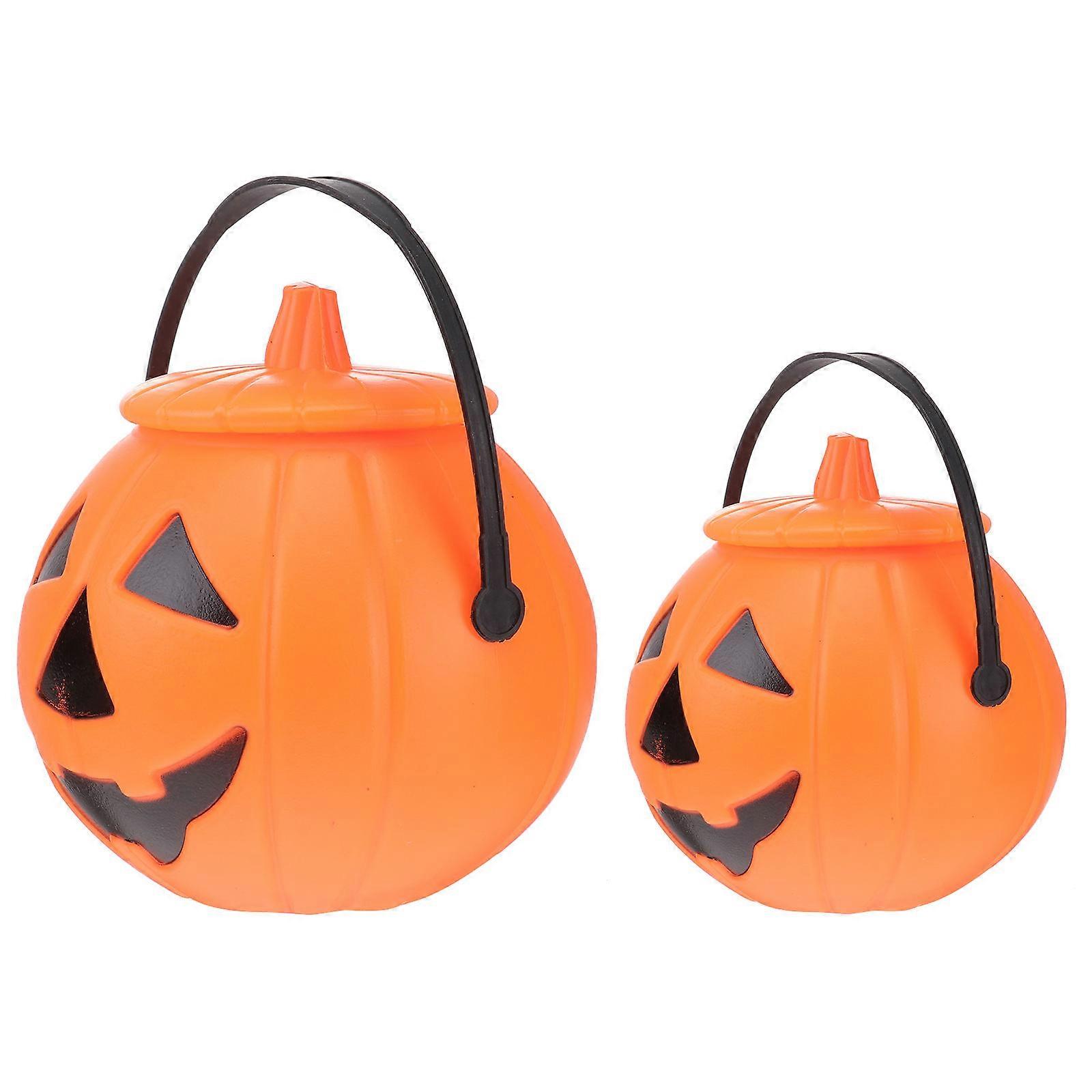 Portable Halloween Bucket with Illumination for