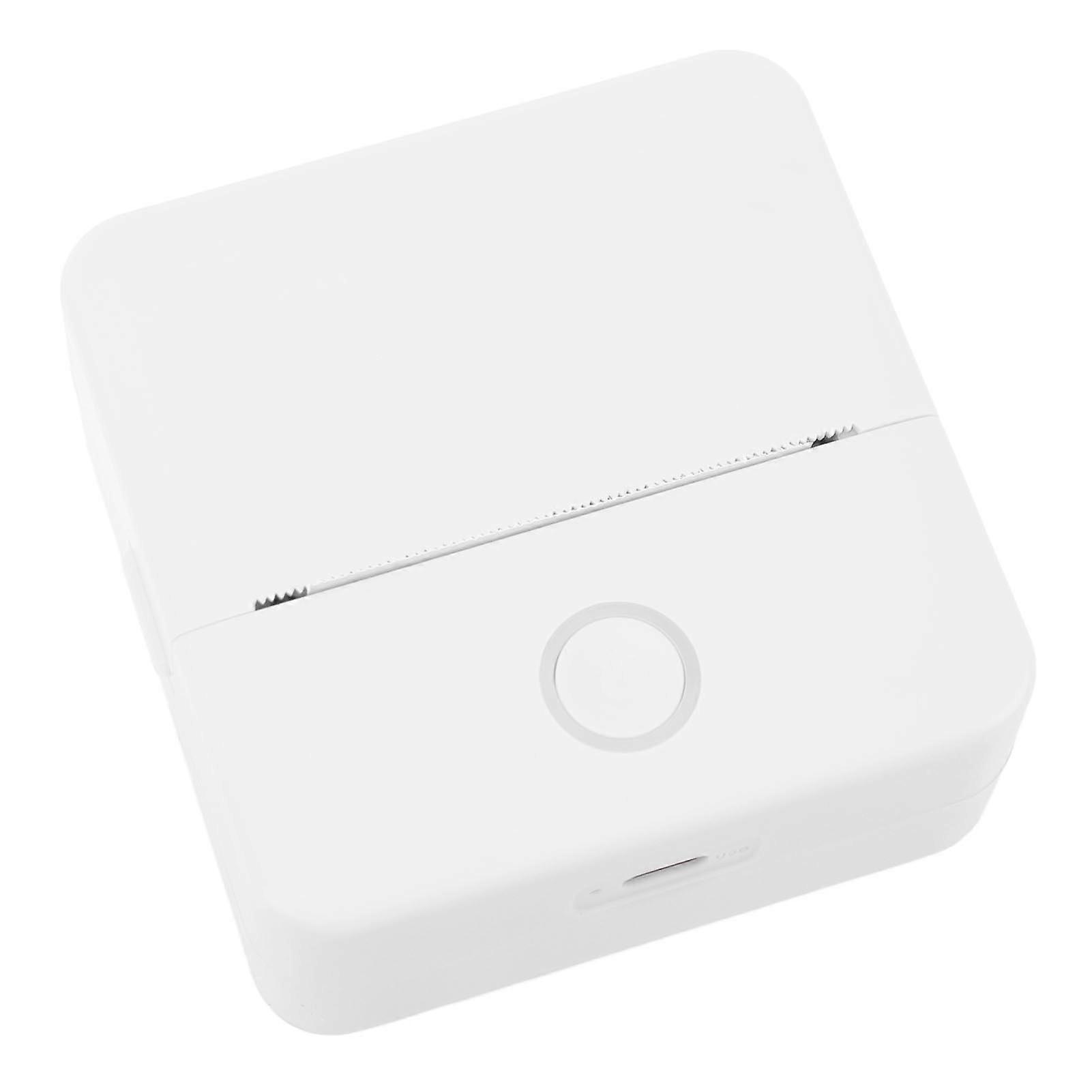 Mini Portable Thermal Printer Inkless Pocket Printer with APP for Pictures Retro Style Photos Receipts Notes Lists Label Memo QR Codes X33 White