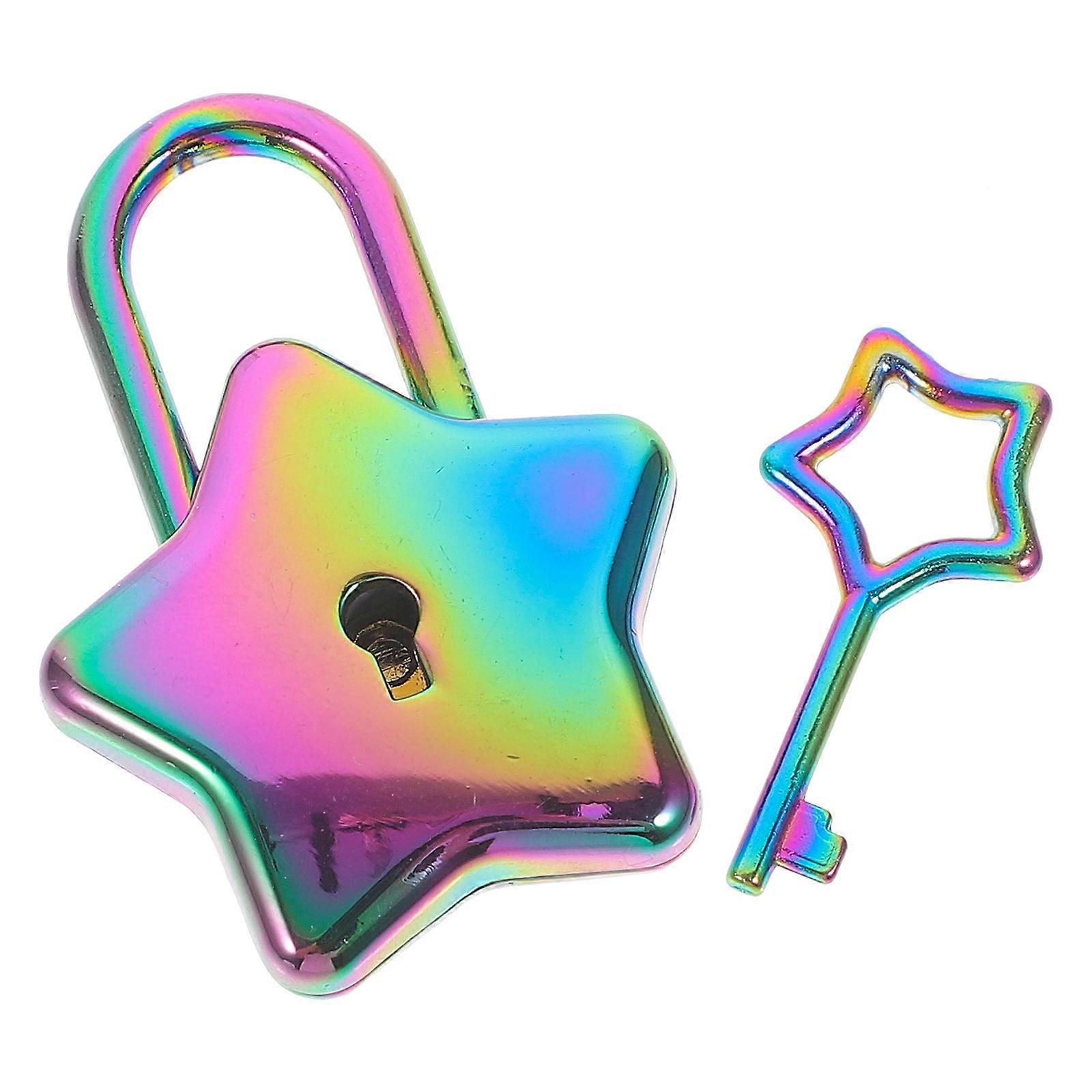 Padlock Star for Women, Easy to Use with a Strong and Lightweight Key