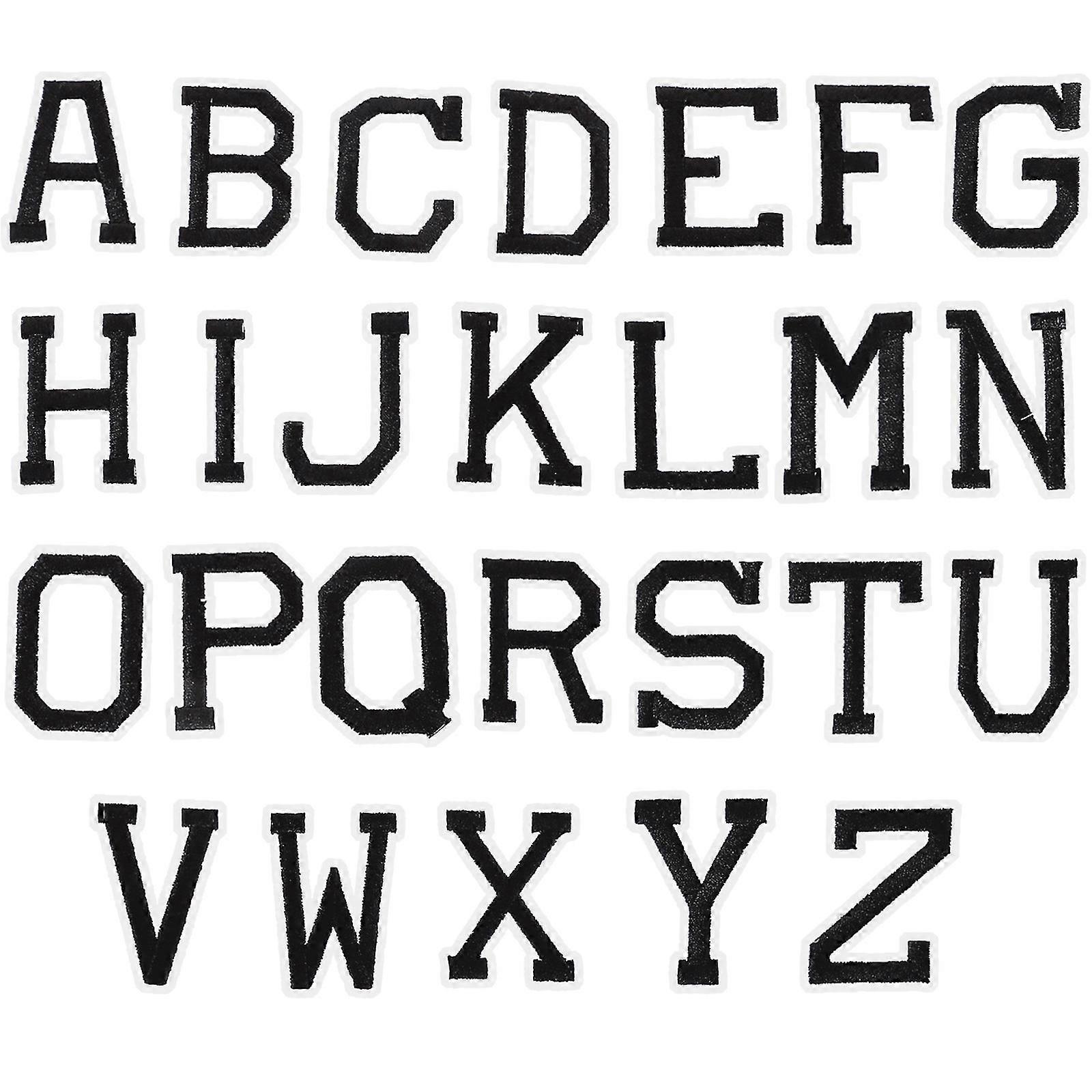 Alsidige bogstavlapper til tasker, hatte og tøjreparationer