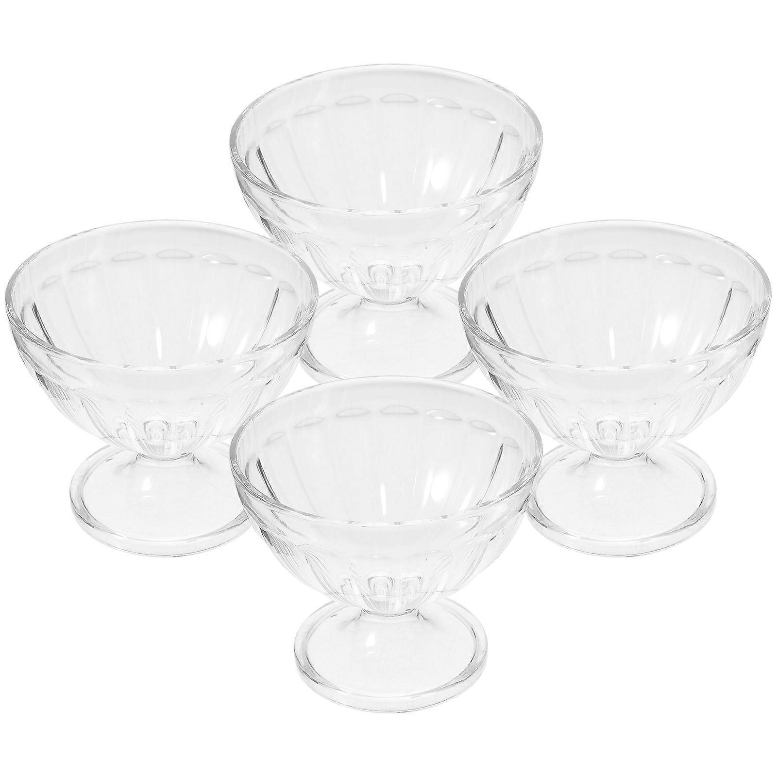 Dessert Cups for Ice Cream, Secure Base with AS, Ideal for Snacks