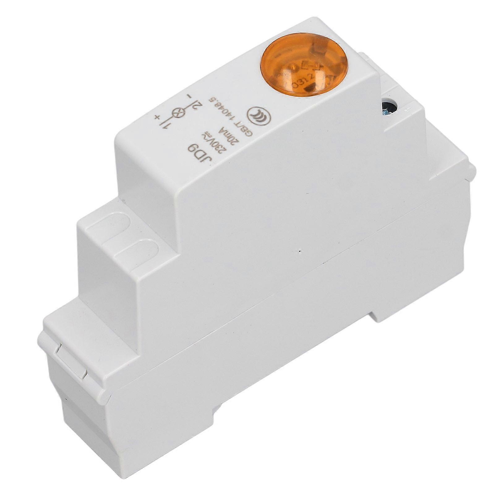 DIN Rail LED Indicator Light Circuit Signal Indication Rail Type LED Indicator for Distribution Box AC DC 230V