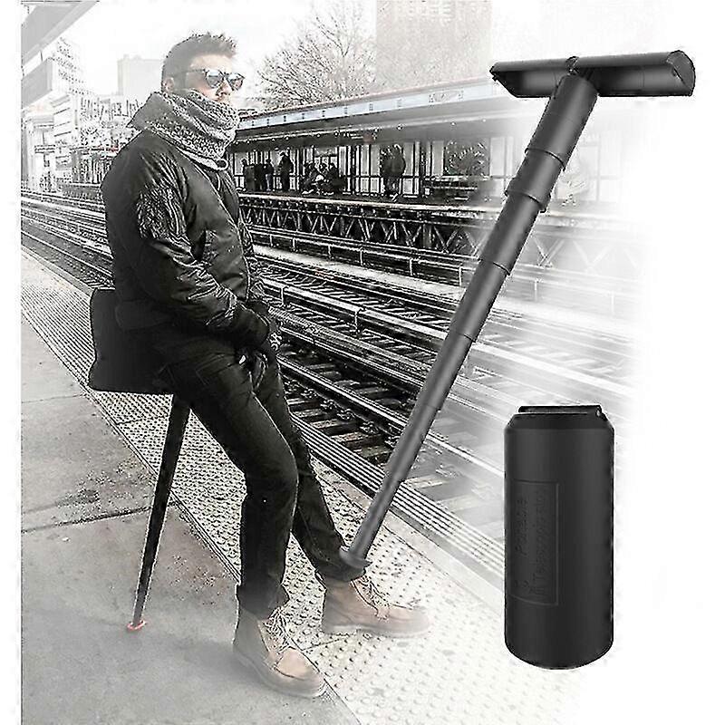 Portable Folding Stool Max Load 200kg Height Adjustable Telescopic Stool for Outdoor Activities, Tra