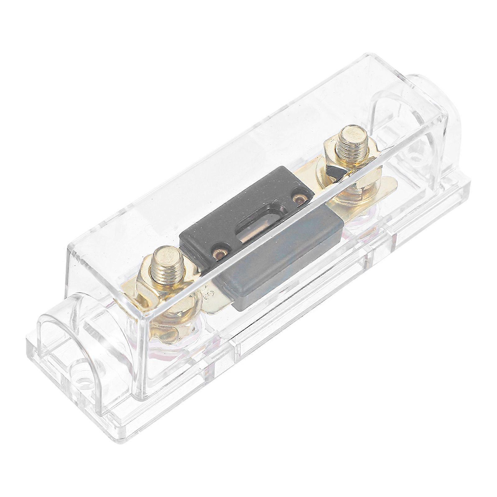Clear Shell ANL Fuse Holder with 300A Fuses for Car Audio and Video System