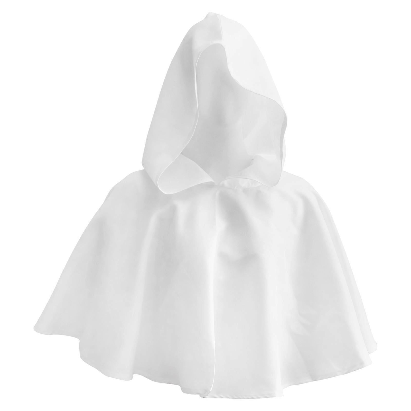 Halloween Hooded Cloak Lightweight Medieval Christian Shawl Cape with Angelic Design Mysterious Deep Color Costume for Men Women