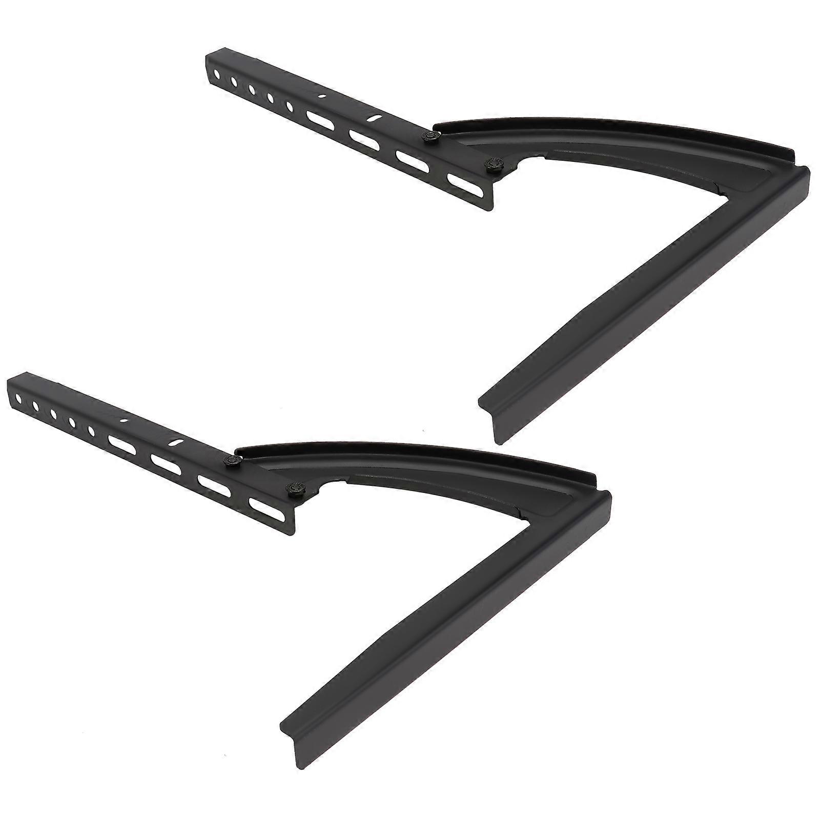 Load Bearing TV Stand Metal Durable Design for Home Use Adjustable Height 29.5*47.5*3cm 1 Set