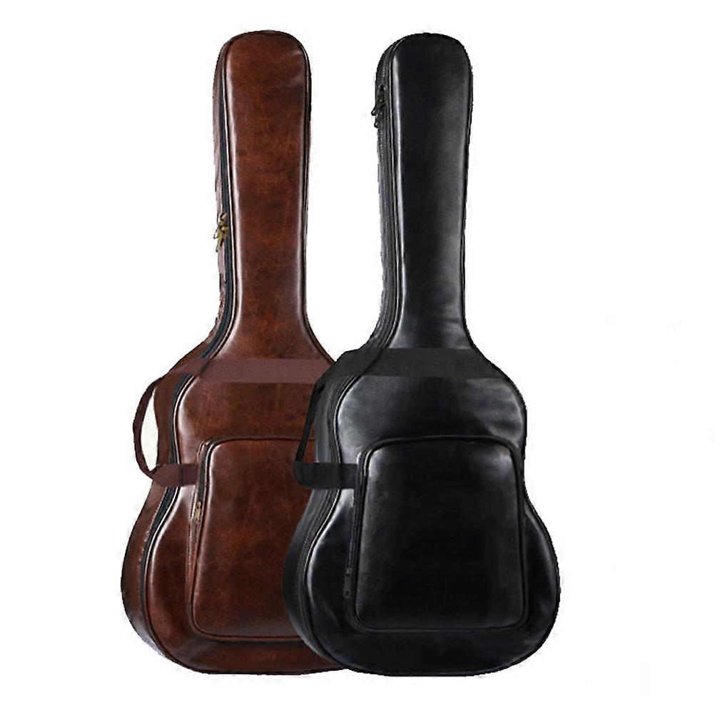 Acoustic Guitar Case Large Outer Bag Training Side Straps Brown 108.00X41.00X10.00CM Portable Anti-Water 1Pc