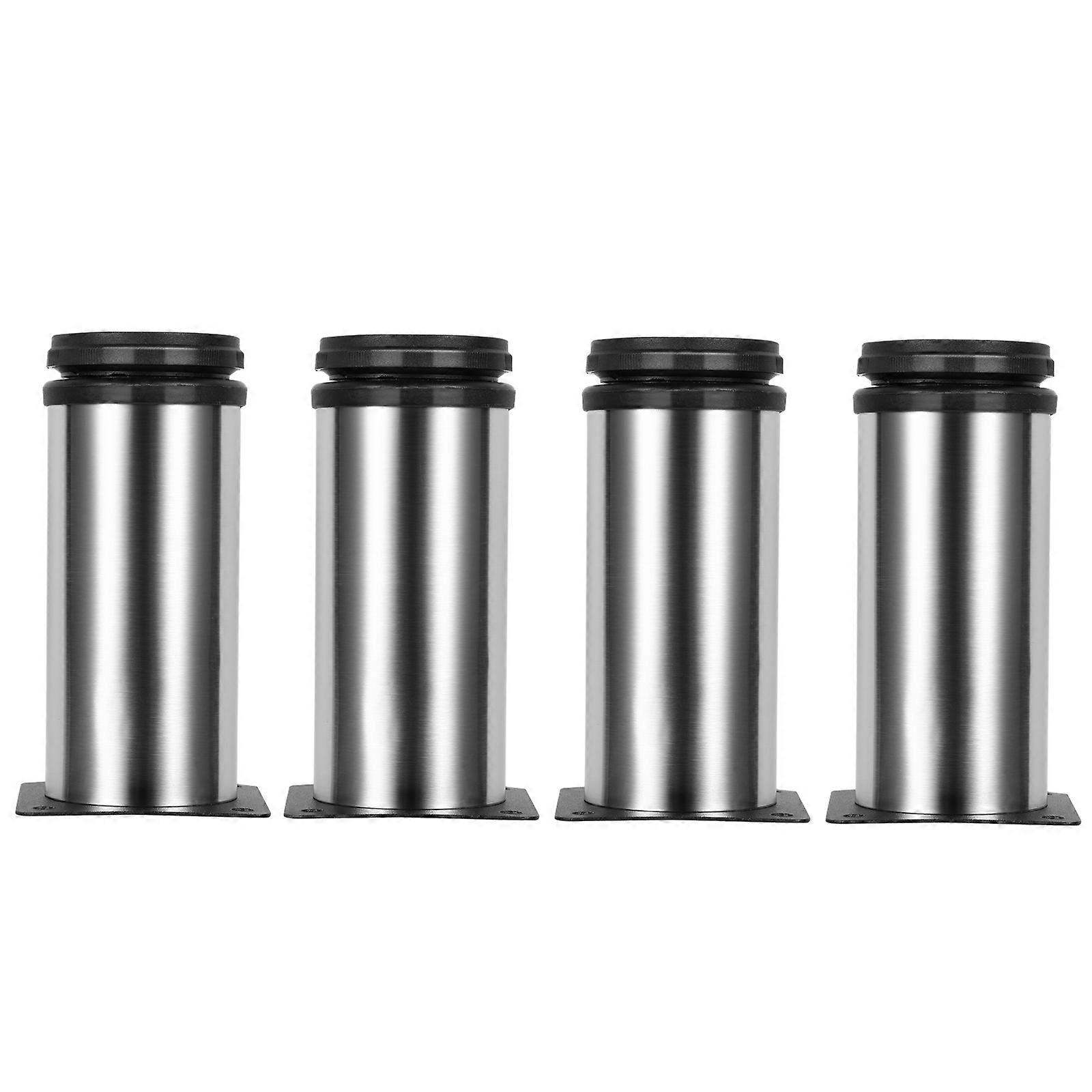 調節可能な家具の脚キャビネットの足はインテリアをサポートしますステンレス鋼12x6.4cmラウンドスタンド