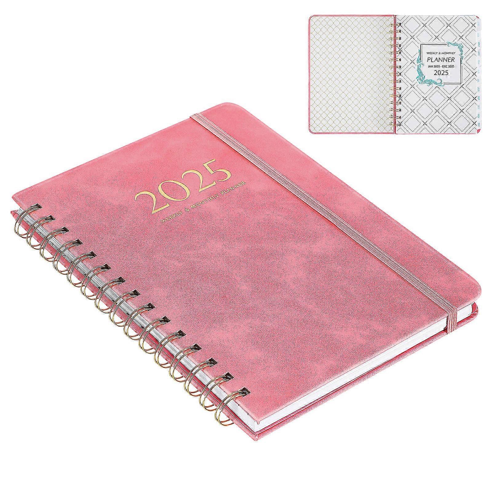 Academic Weekly Planner with Spiral Binding, Portable Design for Students and Personal Organization