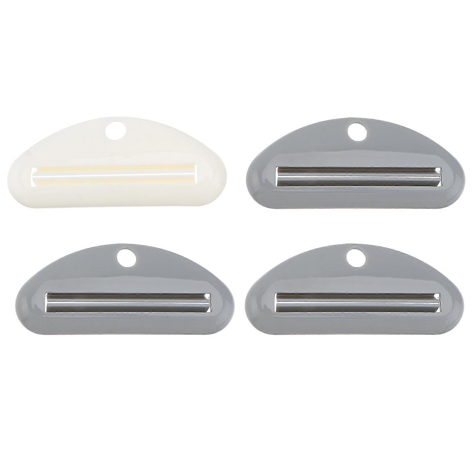 Toothpaste Squeezer Kit Squeezing Cream Tube for Travel Assorted Color 8.50x3.50x1.00cm 4Pcs