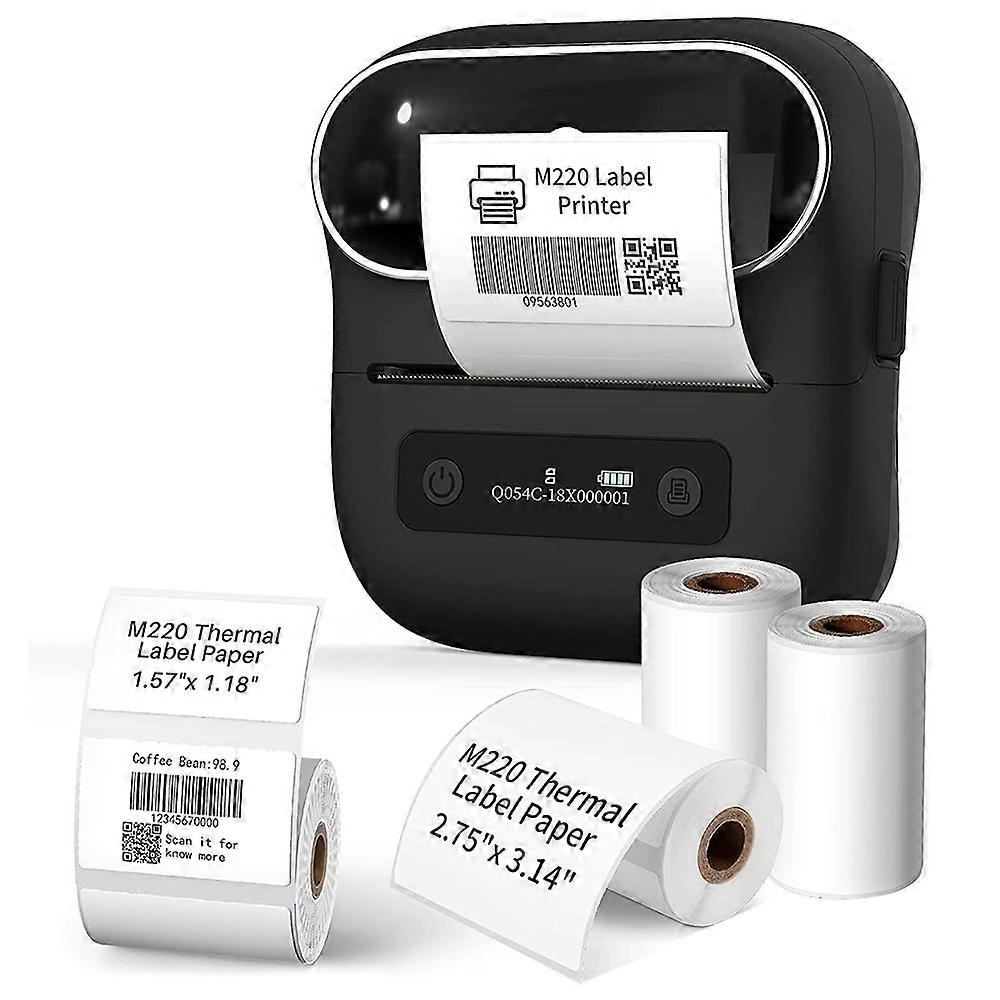 PHOMEMO M220 Mini Thermal Printer Bluetooth-compatible Home Barcode Self-Adhesive Label Printing Dev