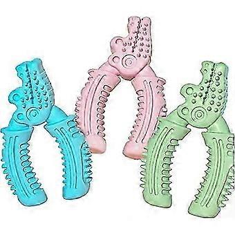 Dog Toys, Indestructible Dog Chew Toys for Dogs Who Love to Chew, Tough and Durable Alligator Gripper Rubber Teething Chew Dog Toys for Large, Medium