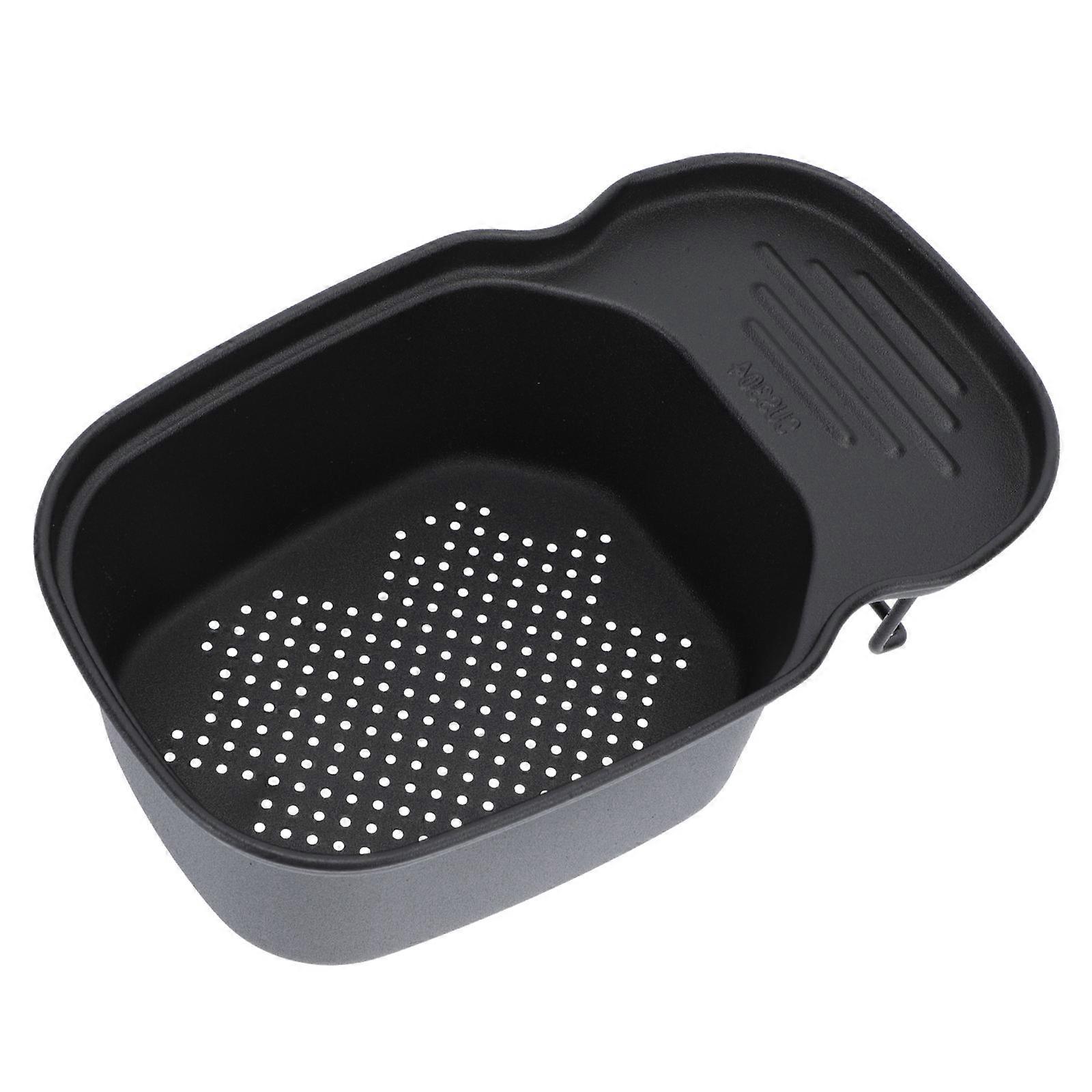 Fruit Vegetable Basket Saddle Shape Stainless Steel Drain Basket Kitchen Use Tidy Assistant 22X13CM 1Pc