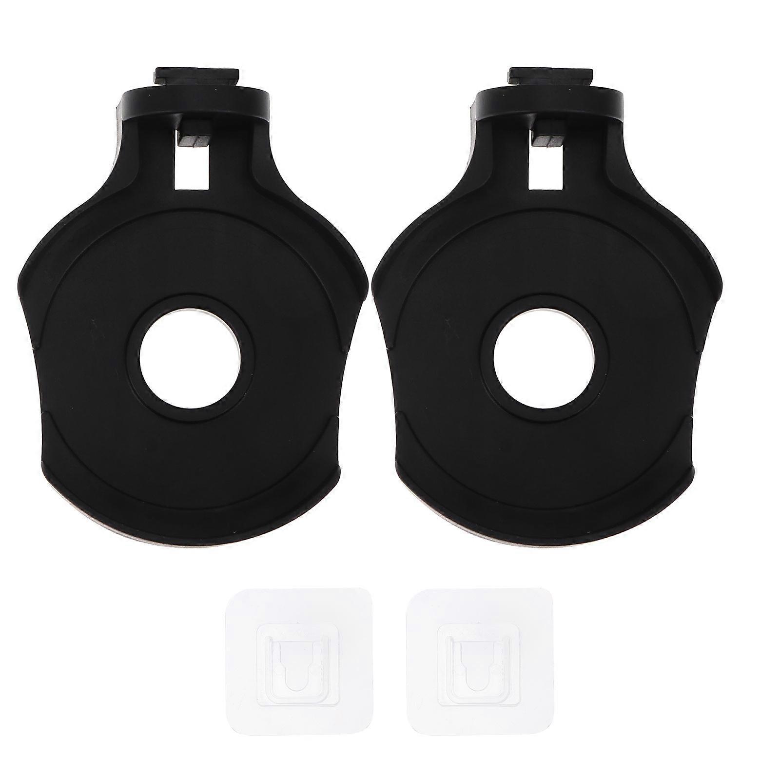 Automatic Induction Soap Dispenser Bracket Wall Mounted Space Saving Black 9.5X5X3.5CM 2 Sets