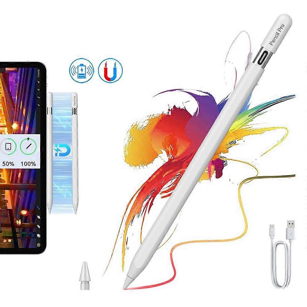 P24 Pro Stylus Pen Compatible For iPad Pencil Pro Stylus Capacitive Pen Wireless Magnetic Charging Drawing Pencil