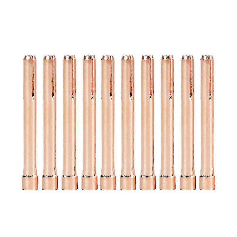 10Pcs 10N24 Welding Torch Collets for Tig Welding Torch WP-17/18/26 2.4mm