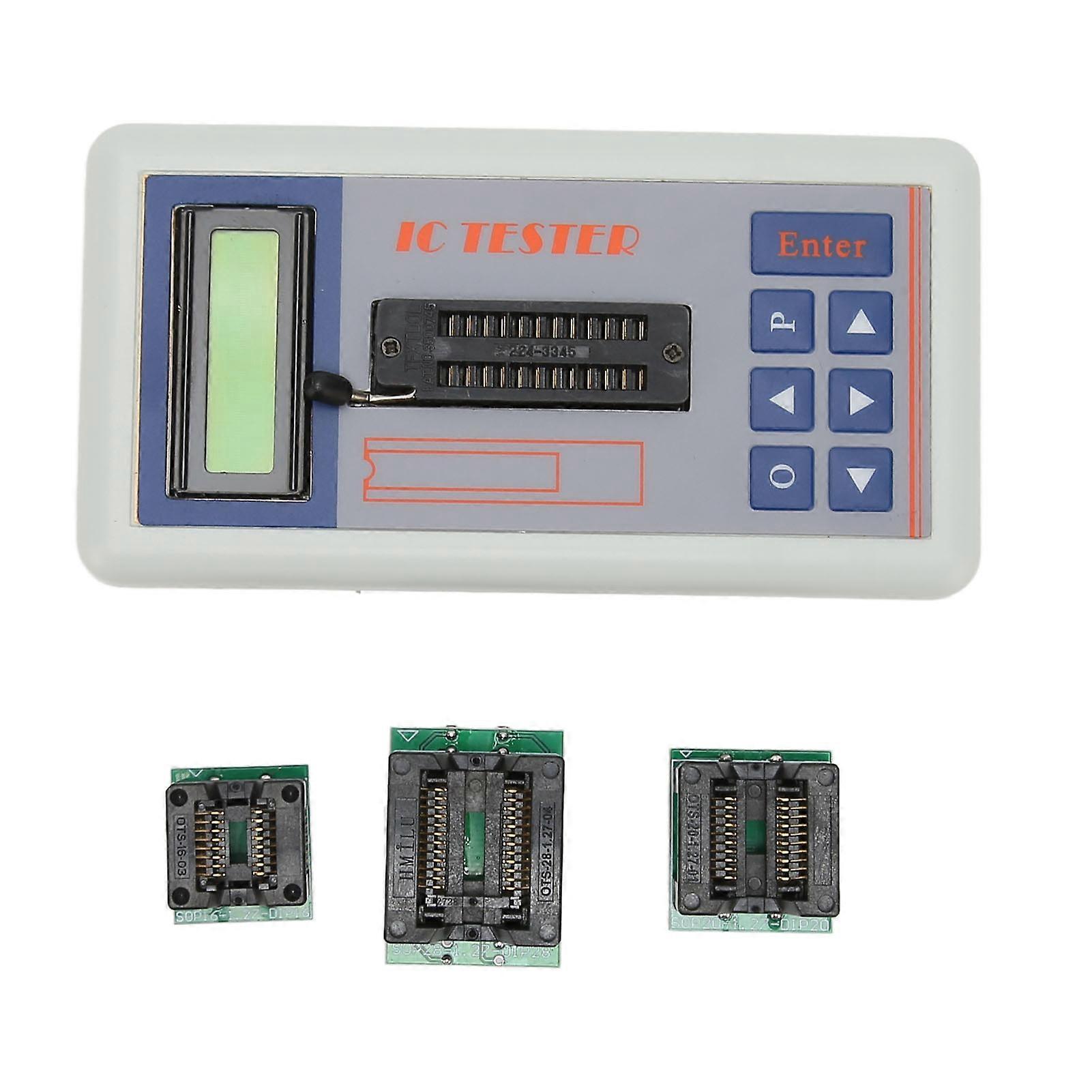 Testeur de circuits intégrés, testeur de transistors multifonctionnel haute précision pour séries 74HC, 74LS, CD4000 et HEF400