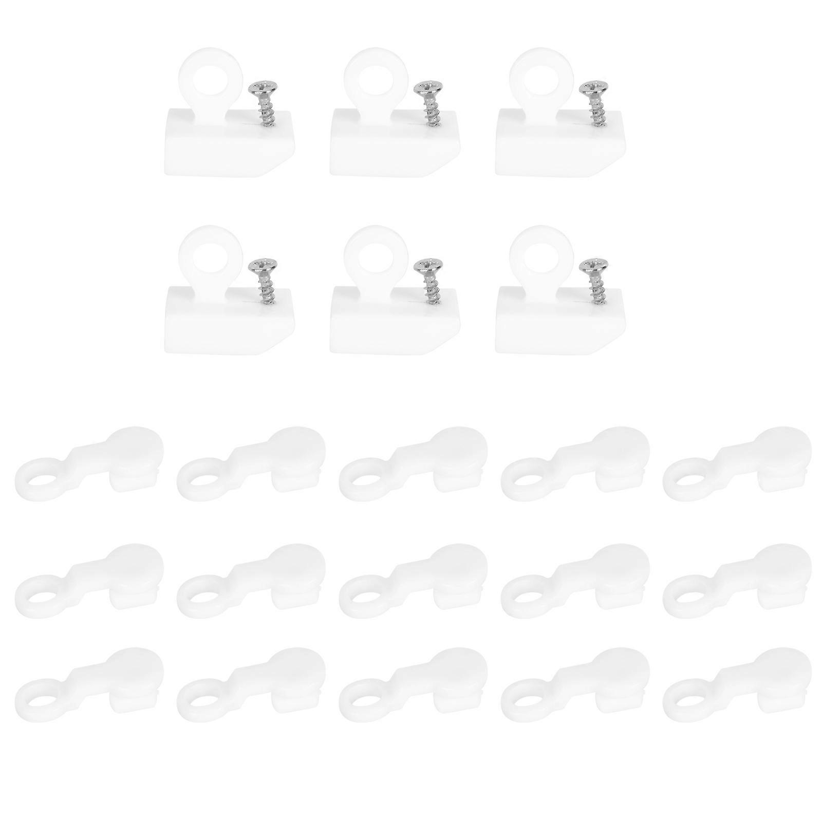 Curtain Track Glider Rollers Silent Operation For Windows 2.9x1.9cm 1 Set