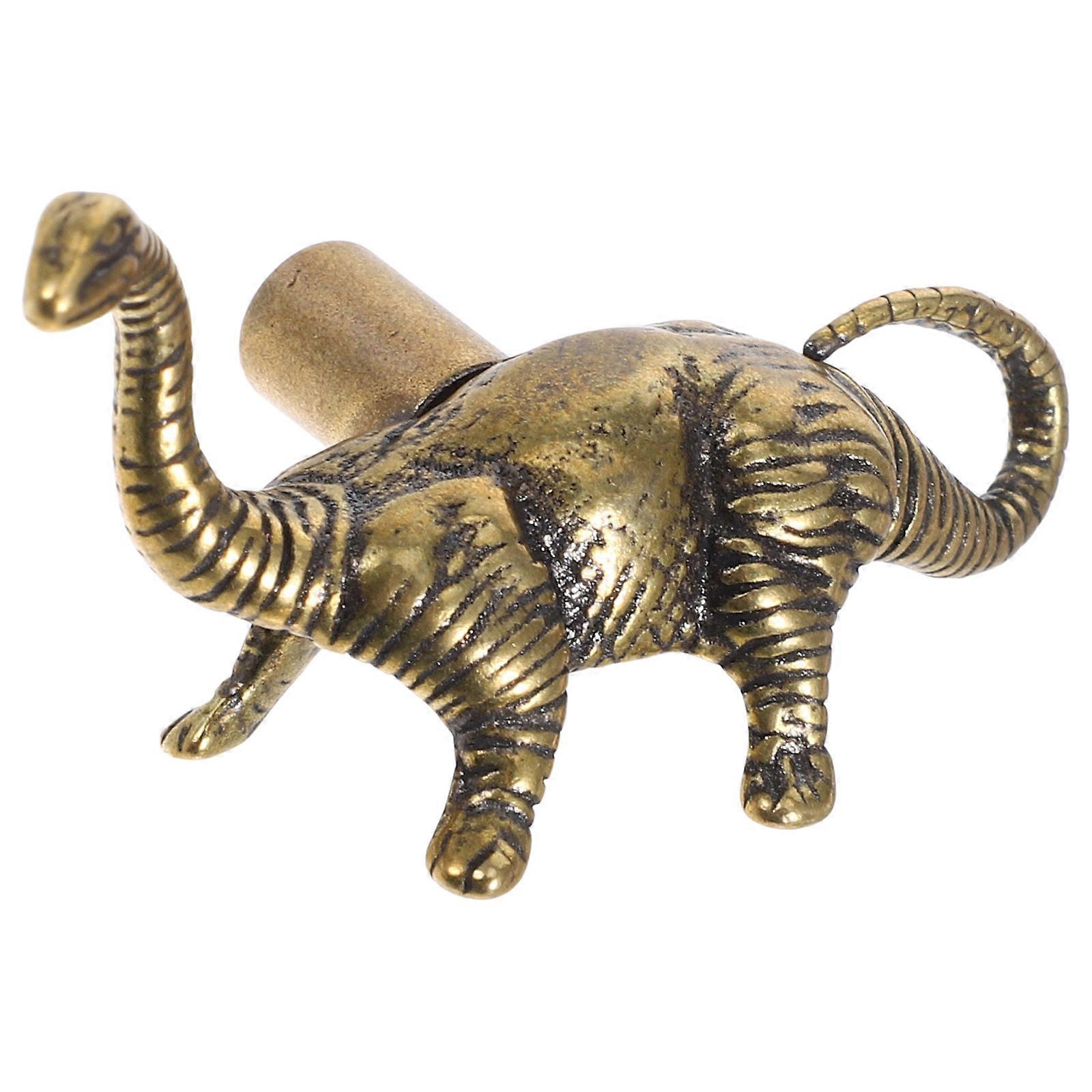 Gold Drawer Knobs Dinosaur Shape Functional Cabinet Handle For Nursery Decor Vintage Gold 1Set