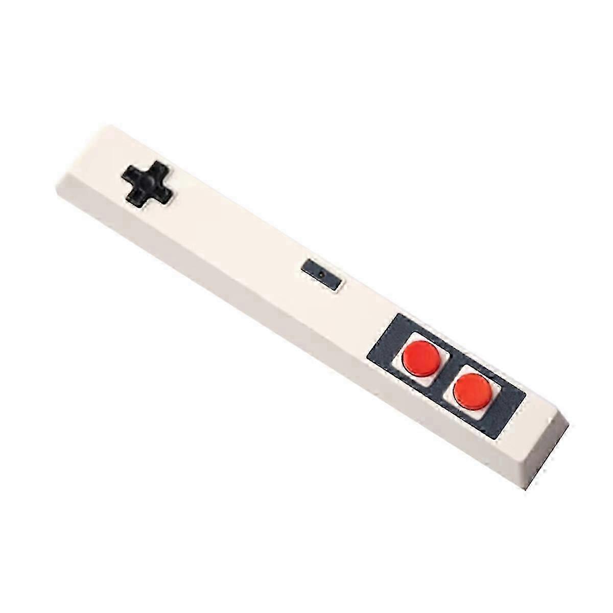 Retro Gamepad Keycap 6.25U Spacebar Artisan Keycap ABS Material for MX Switches for Gaming Mechanical Keyboard White