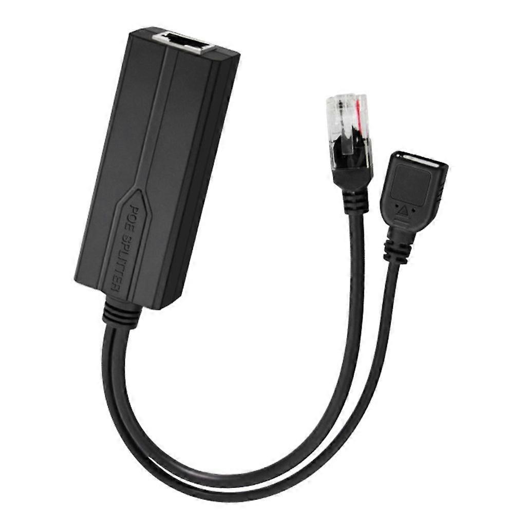 Small POE Splitter 48V To 5V USB PoE Separator For Portable Device Charging