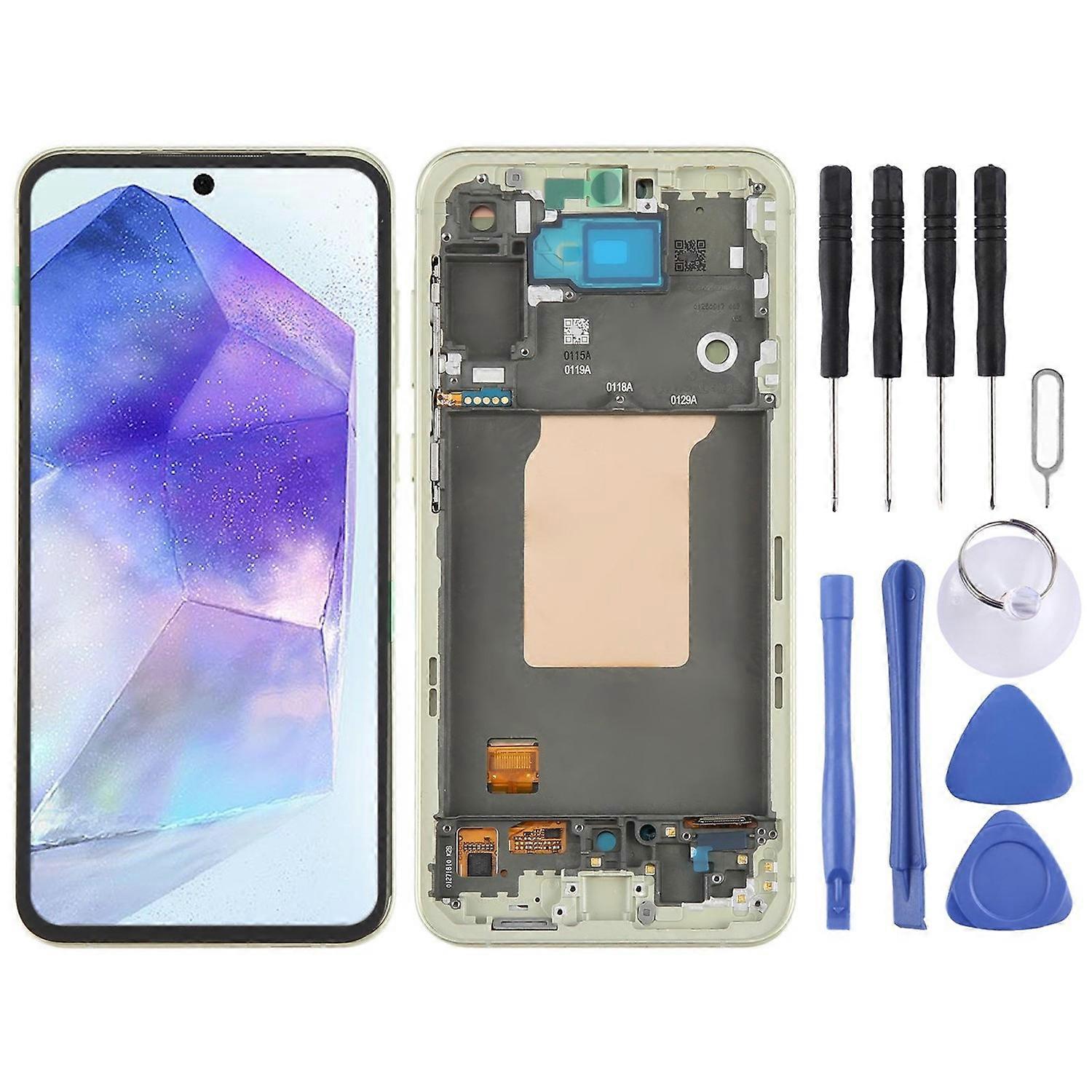 For Samsung Galaxy A55 LCD Screen with Frame