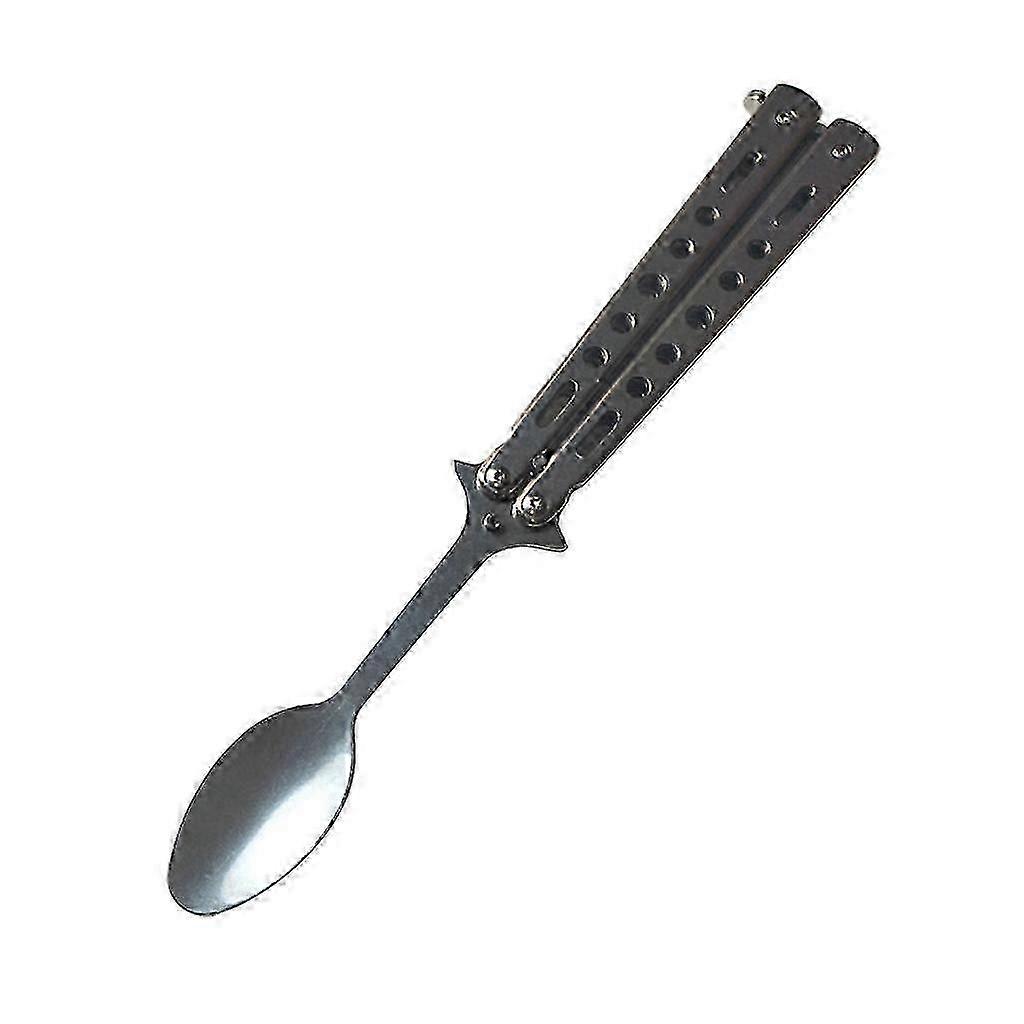 Fork Or Spoon Tools Stainless Steel Folding Spoon