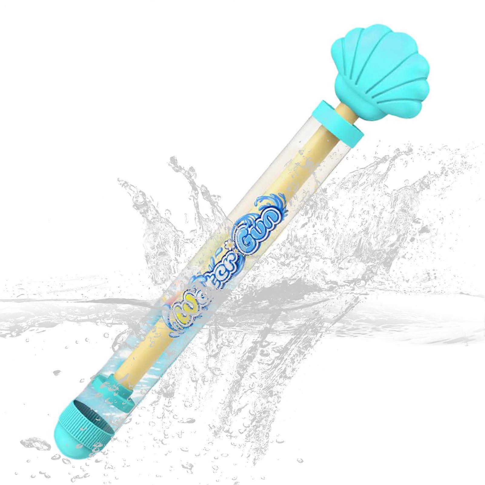 Water Gun for Kids, Fireworks Effect, Large Capacity, 35x6.5x3.5cm, Blue