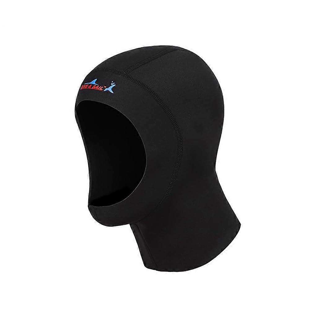 Diving Sail 1 mm Elastic Diving Caps for Men, XL Winter Hoodie Neck Cover with Shoulder for Wetsuit Swimming