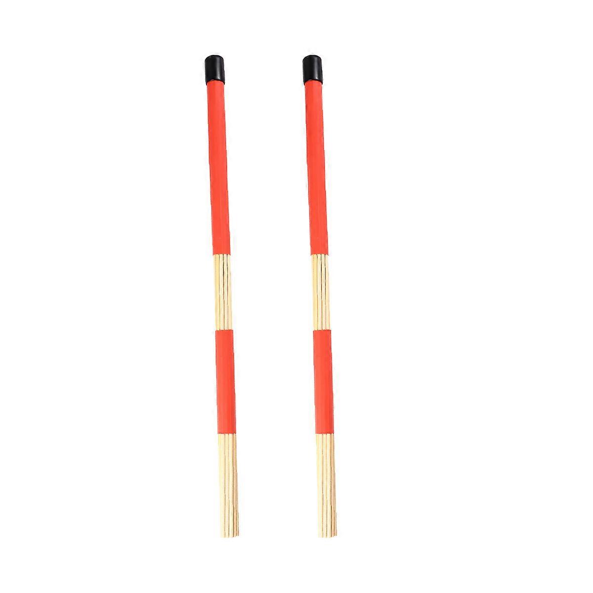 Drummer Sticks Lower Volume Playing for Jazz and Folk Performances Red 1Pair