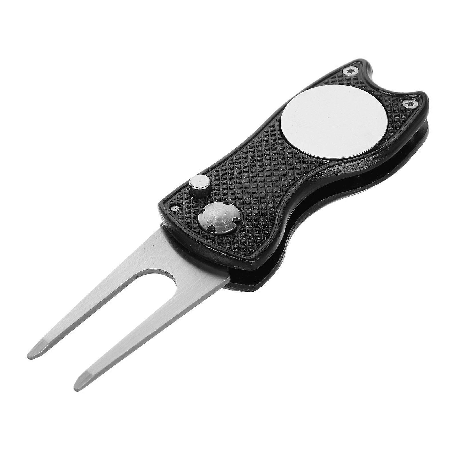 Ball Mark Repair Tool Modern Sleek Design Durable Portable Golf Enthusiasts 1Pack