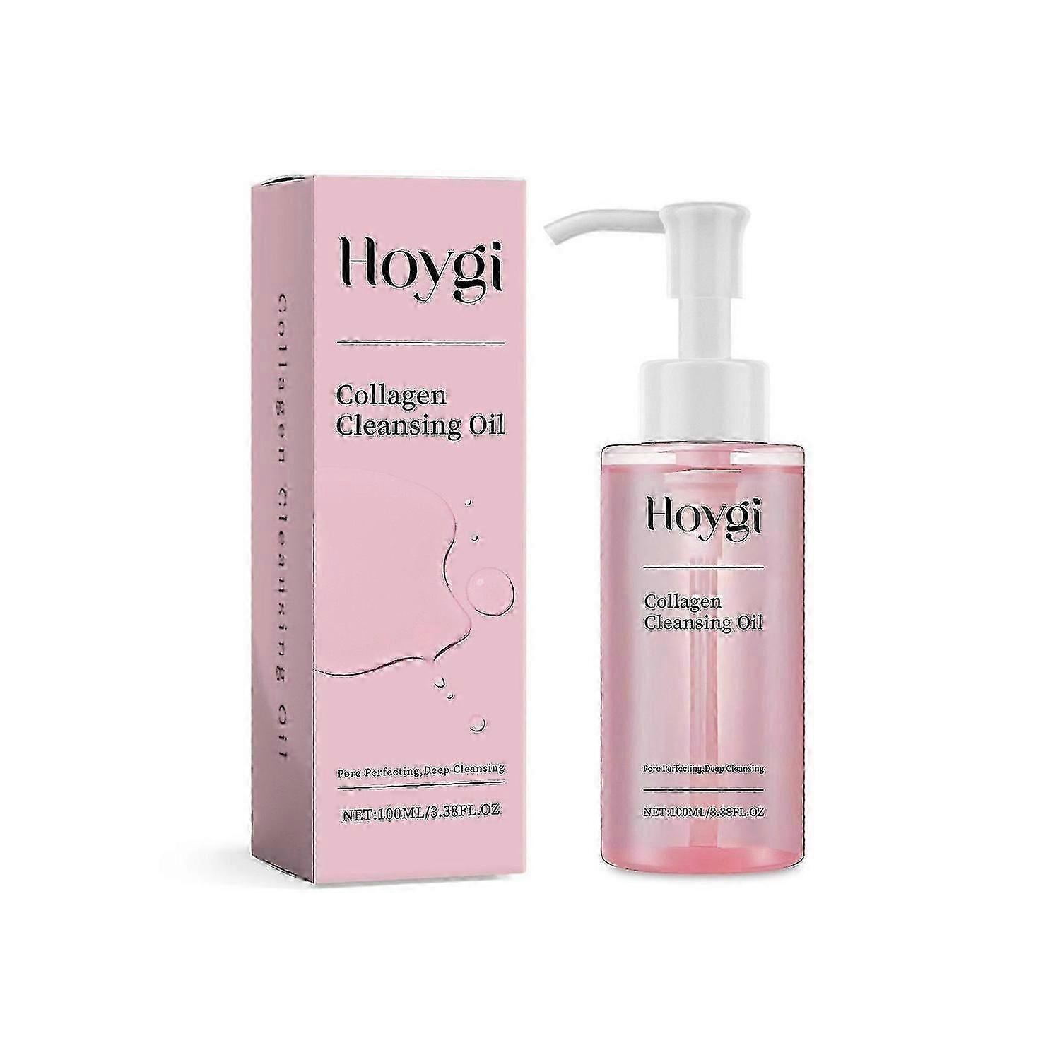 Collagen Cleansing Oil  Gentle Makeup Remover for Sensitive & Oily Skin, Prevents Clogged Pores