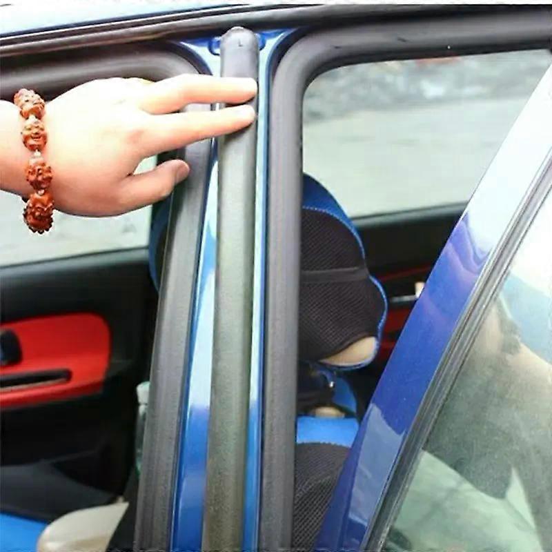 Car Door Rubber Seal Strip B Pillar Anti-scratch Sealing Strip Sound Insulation Self-adhesive Dustproof Strip Center Column