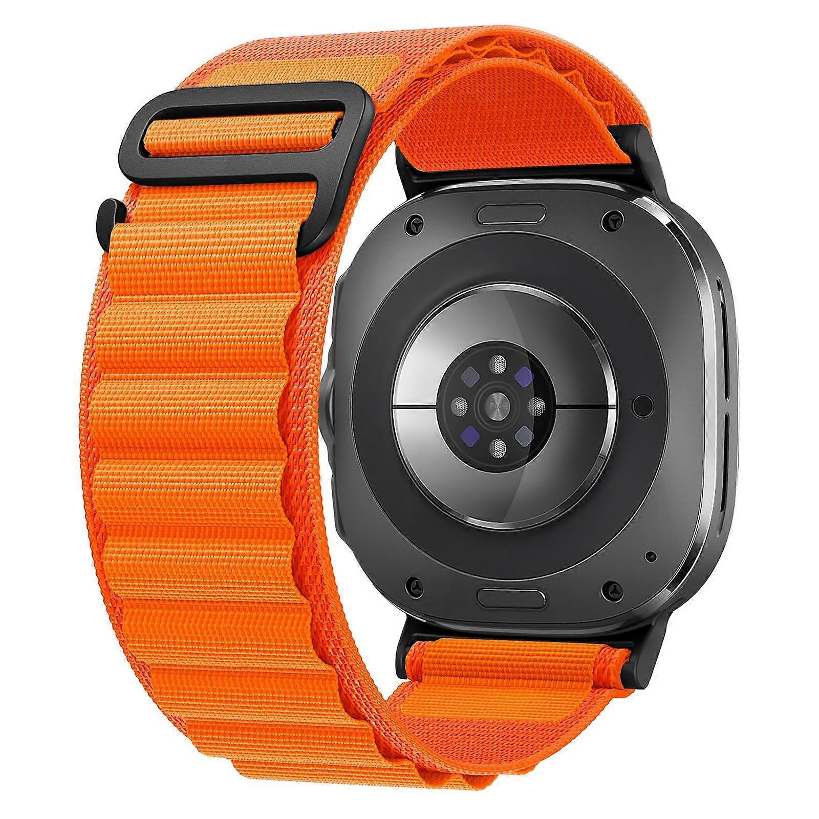 xDfind Black Buckle Loop Nylon Watch Band