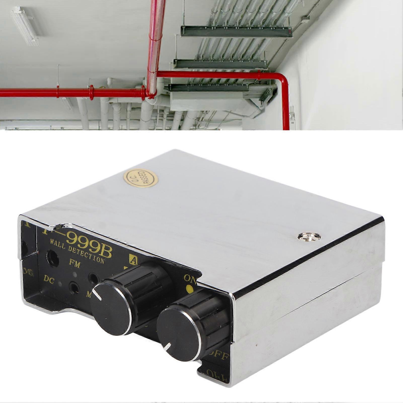 Water Pipe Leakage Monitor 4 Gears High Sensitivity Pickup Wall Pipe Leak Detector with Earphone 110‑240V US Plug