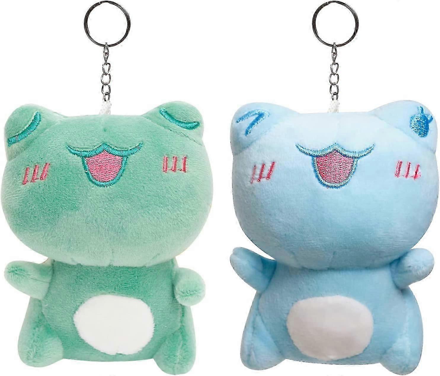 2-Pack Mini Sapo Brinquedos de Pelúcia - Animais de Pelúcia Macios de 4,3 polegadas para Crianças