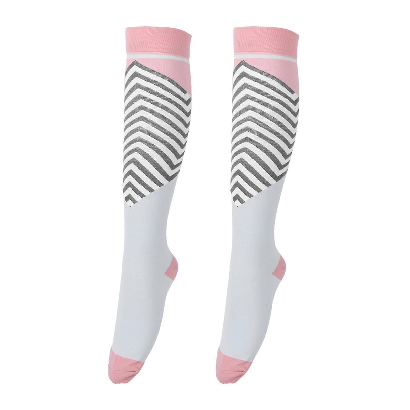 Compression Running Sleeve Stretch Marathon Riding Color Stockings for Joggers Athletes
