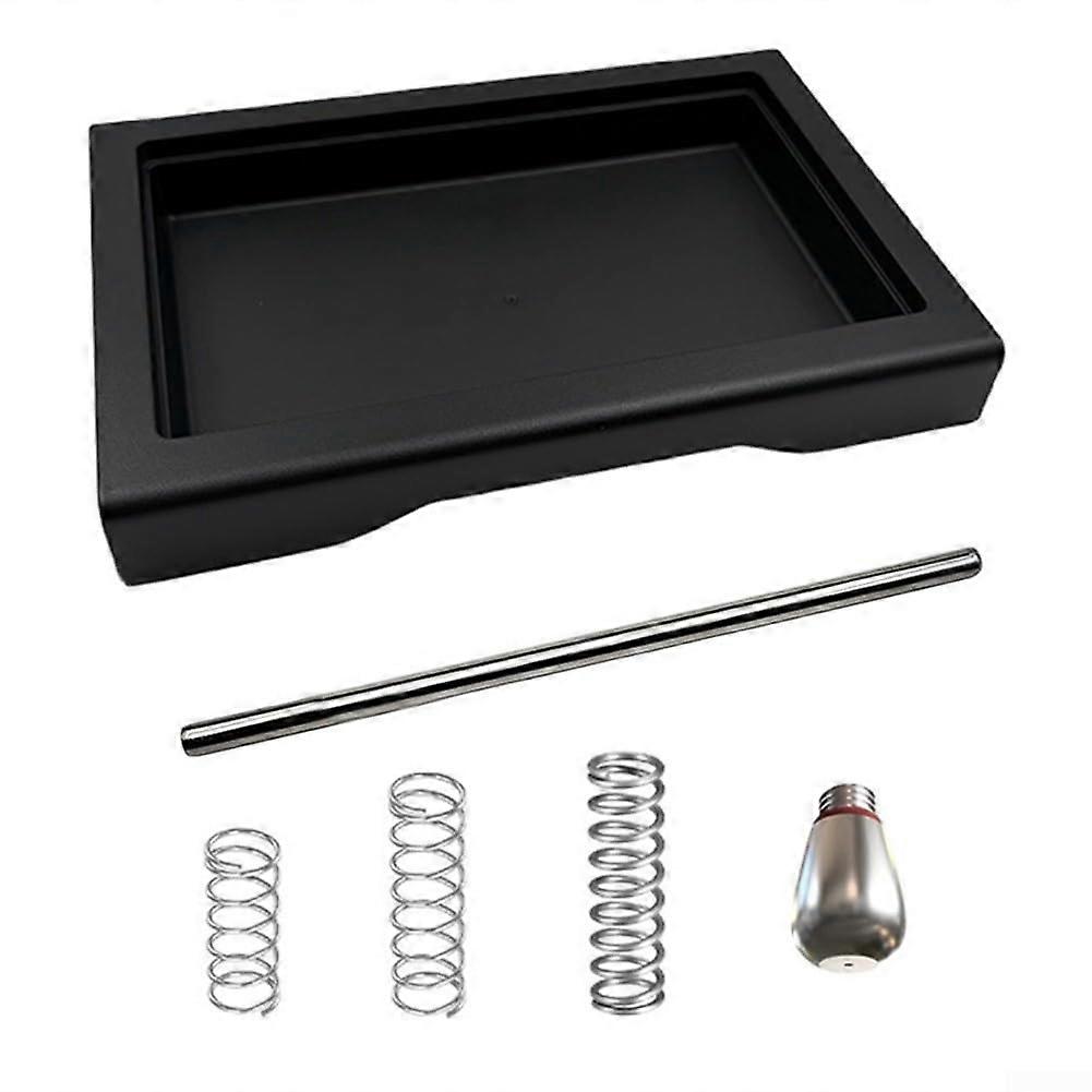 Low Drip Tray Kits for Gaggia Classic Pro, Low Profile Heat Resistant ABS Plastic with 6, 9, 12 Bar OPV Springs and Single Hole Steam Tip