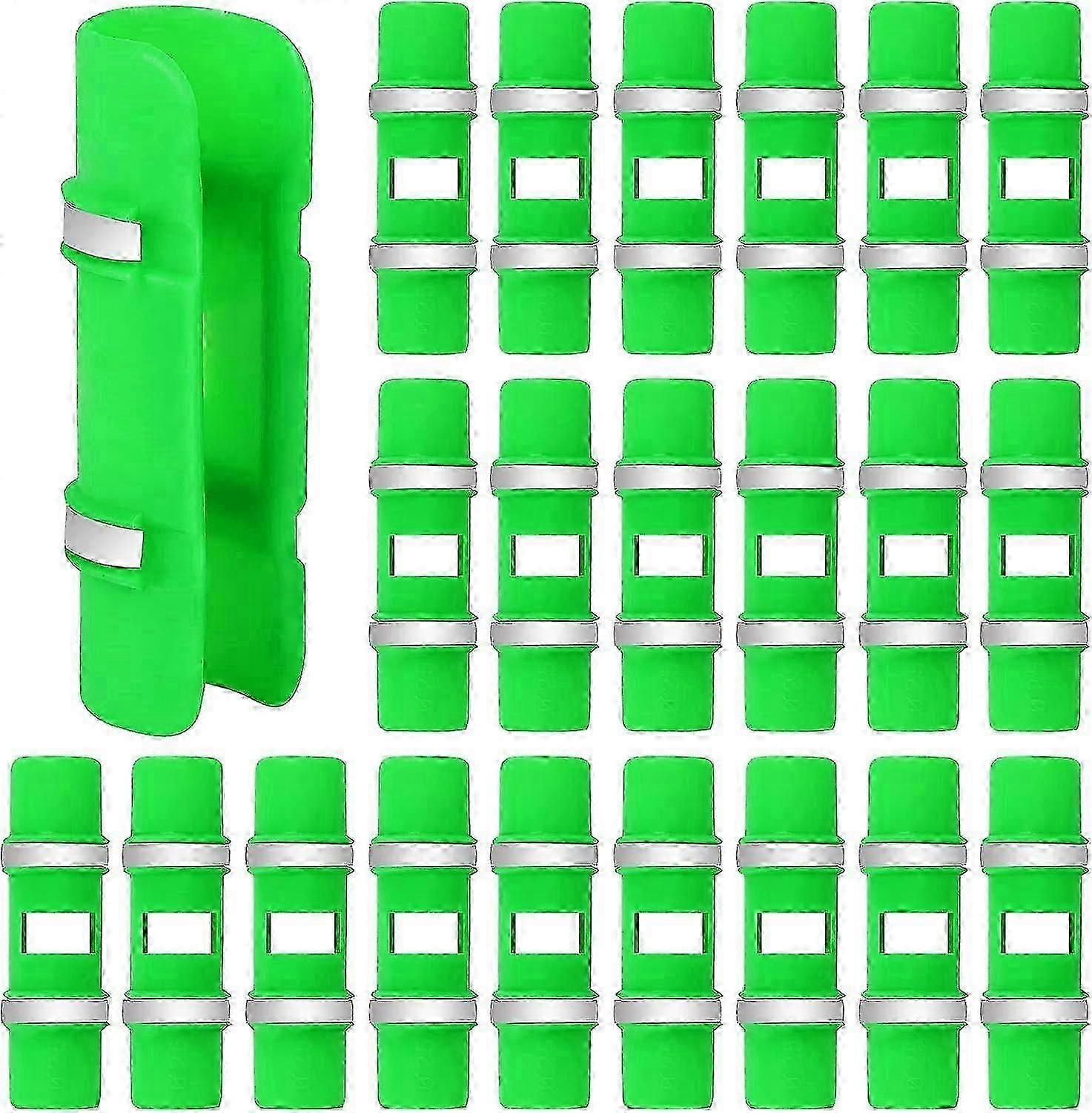 30pcs 25mm Hose Clamps for Greenhouse Pipe Frame, Garden Clip Kit 2024..