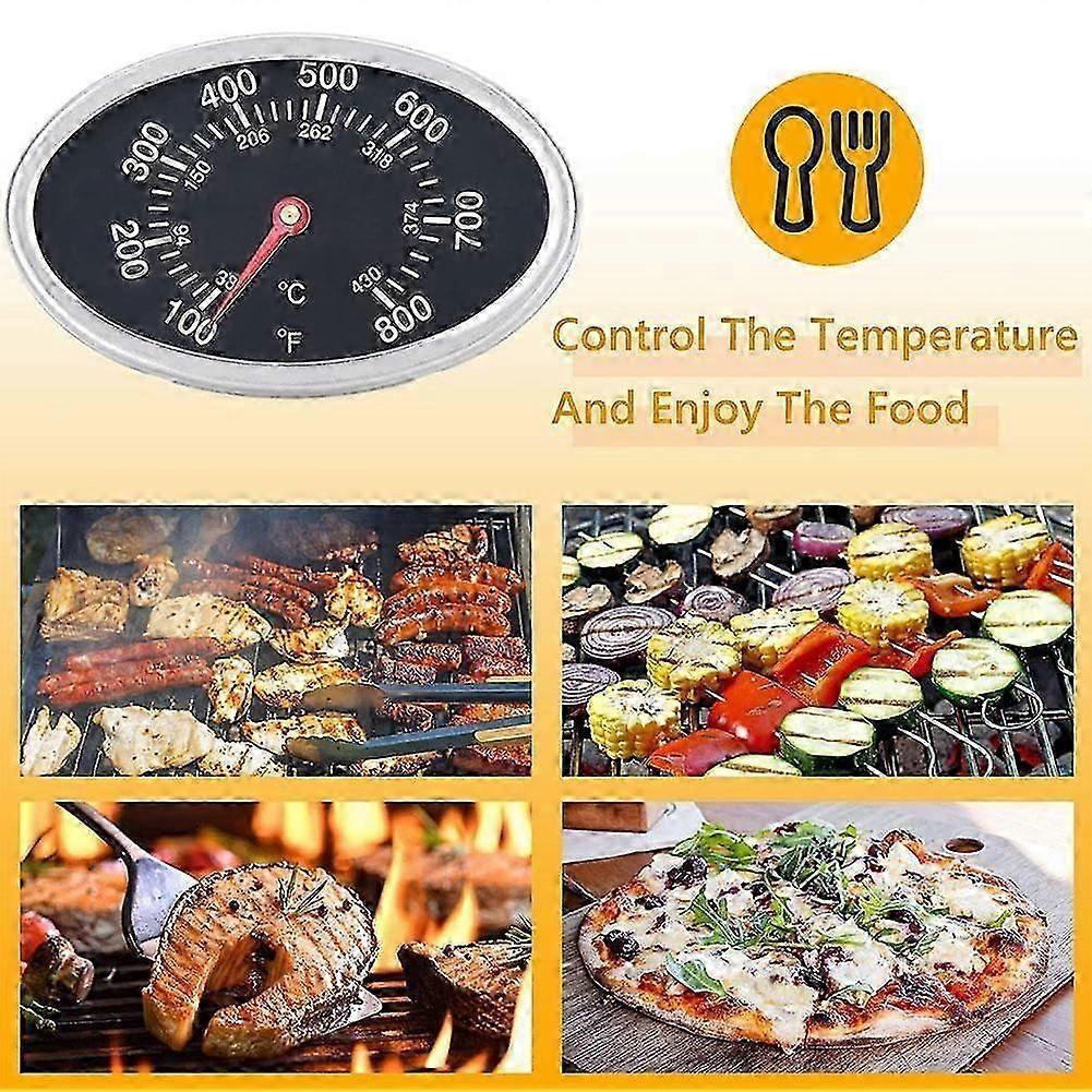 BBQ Grill Lid Thermometer Heat Indicator Replacement Master For Nexgrill