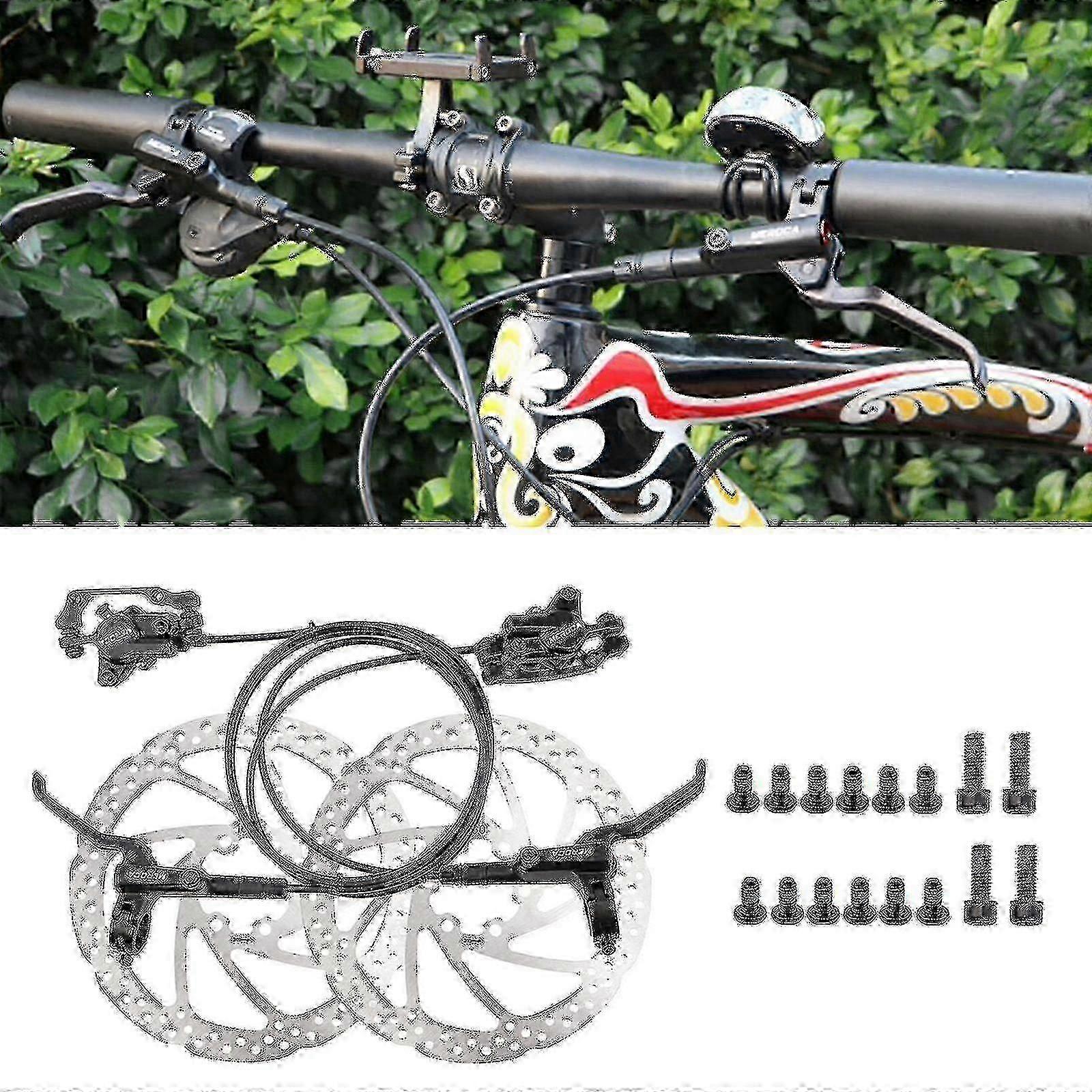 Set di freni a disco idraulici per bici Mtb Coppia freno a disco