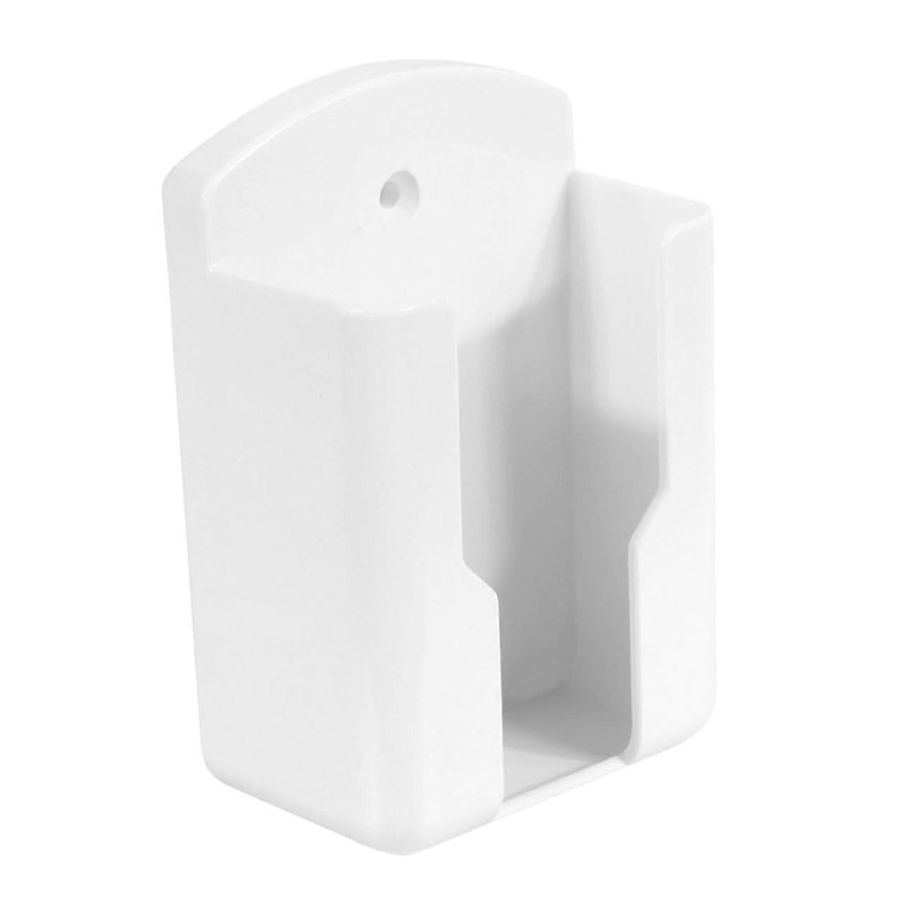 Wall Charging Protocol Box for Wall Mounting, Key Remote Case Housing, Mobile Phone Charging Case, White Plastic Design