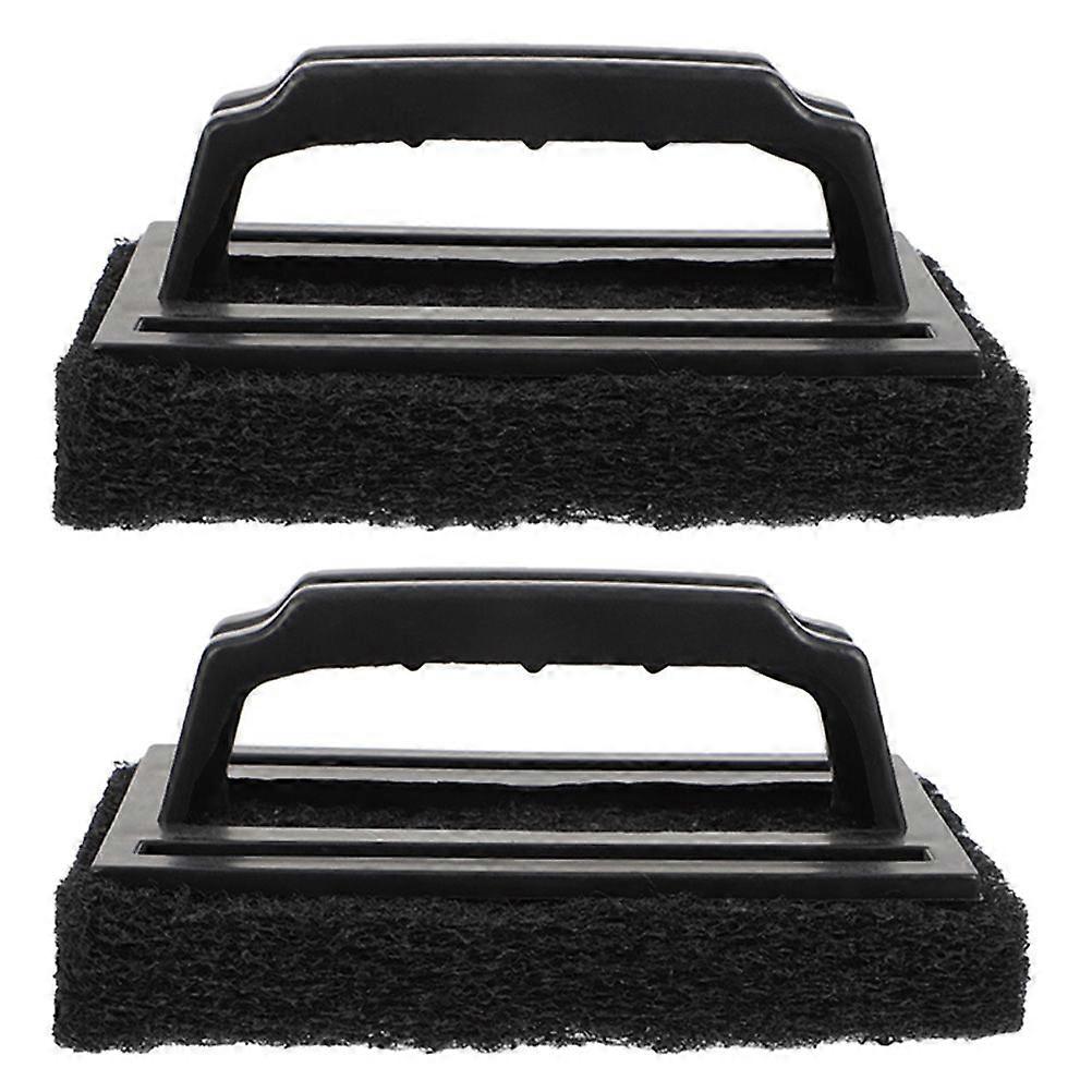 2pcs Kitchen Countertop Clean Brushes Multi-function Grill Rack Cleaning Brushes