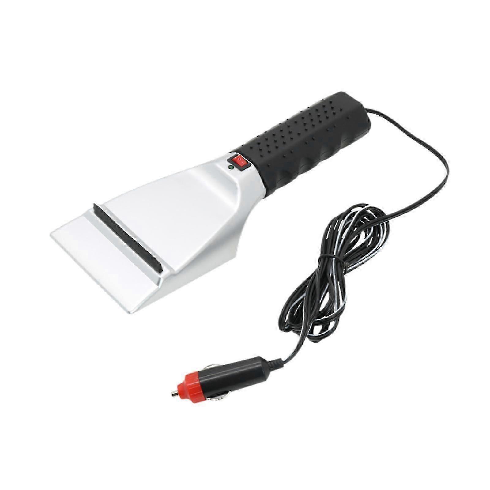 Winter Car Heated Snow Ice Scraper Plug into Cigarette Lighter Snow Remover