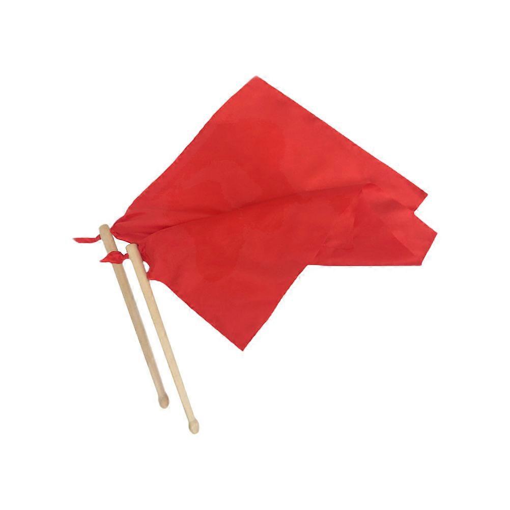 Wooden Drumsticks with Ribbon for Waist Drum   Smooth, Non Slip Surface for Dance Performance and Instrument Use at Home or School