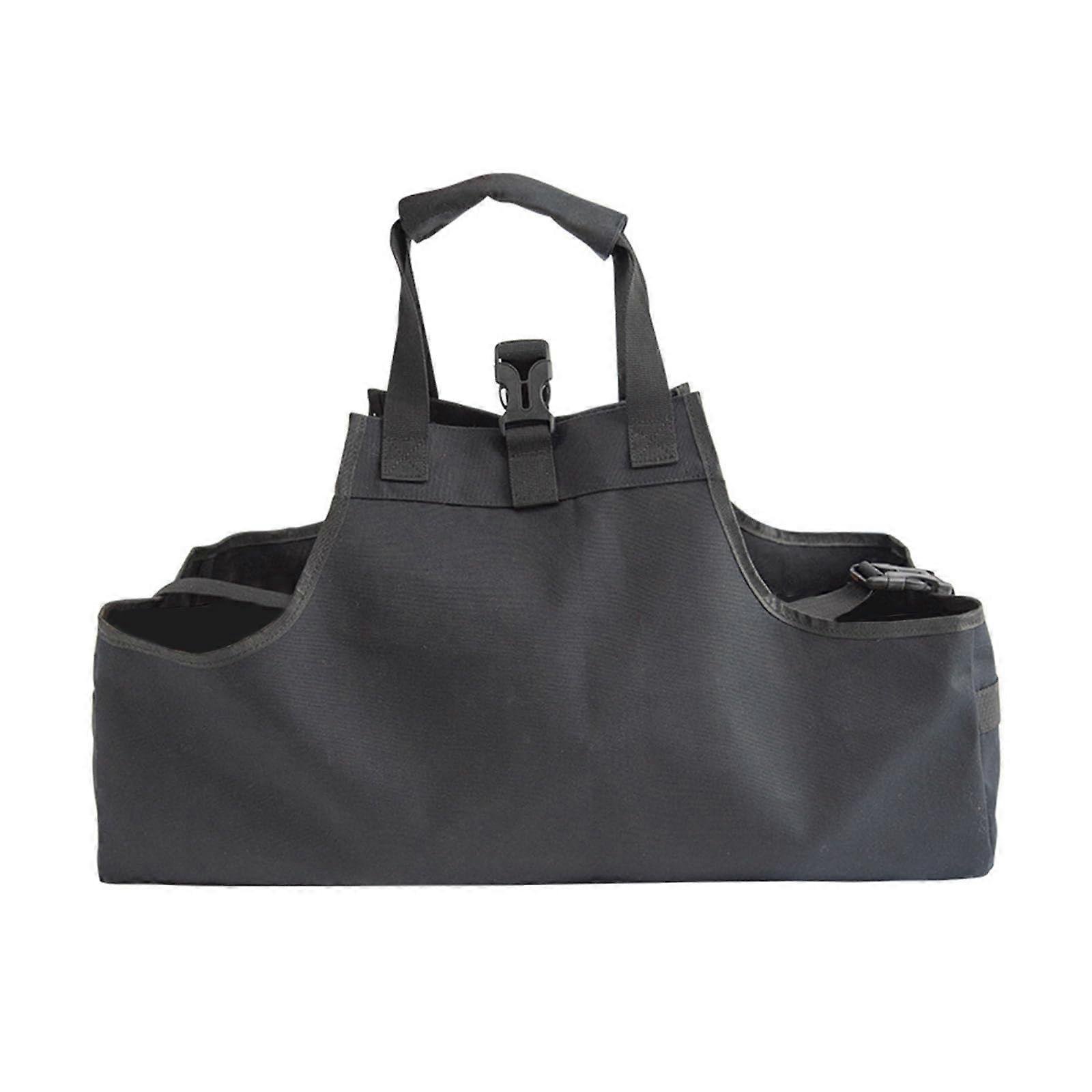 Wood Bag With Handle For Firewood Waterproof Wood Carry Tote For Camping Large Capacity
