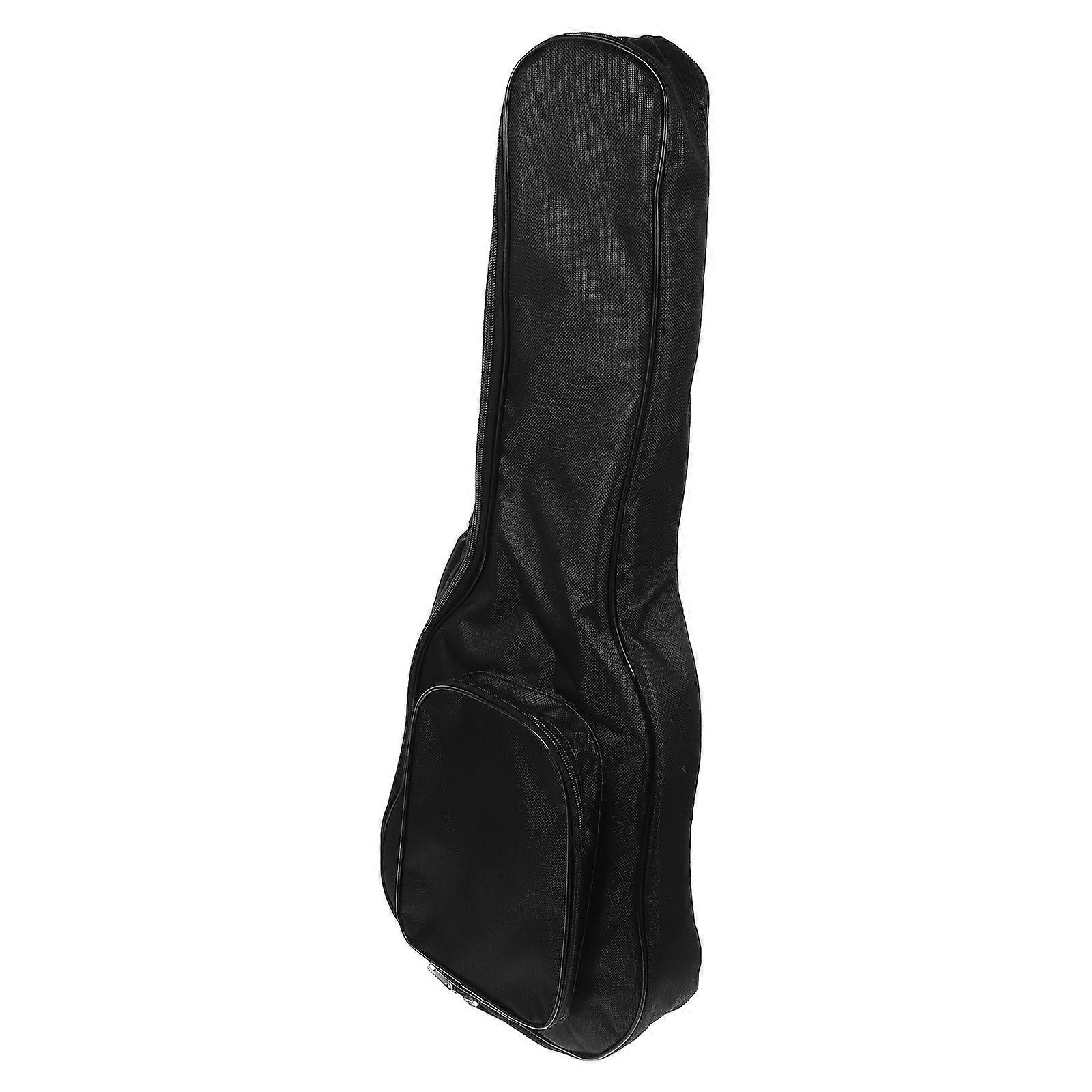 Black Guitar Pouch with Pockets for Storage Made of Oxford Cloth and Sponge Durable and Breathable